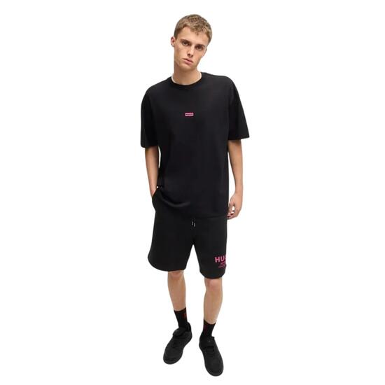 Short De Jogging NOMARIO Homme (Noir / Rose)