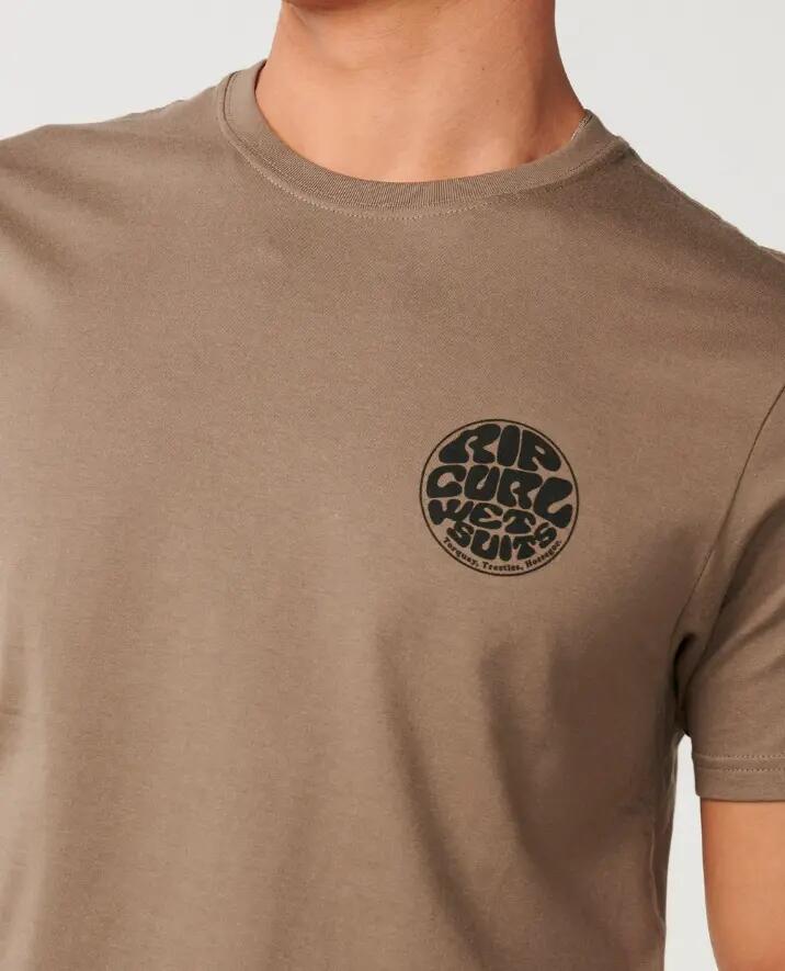 T-shirt da uomo in cotone Rip Curl "WETTIE ICON TEE" 5/6