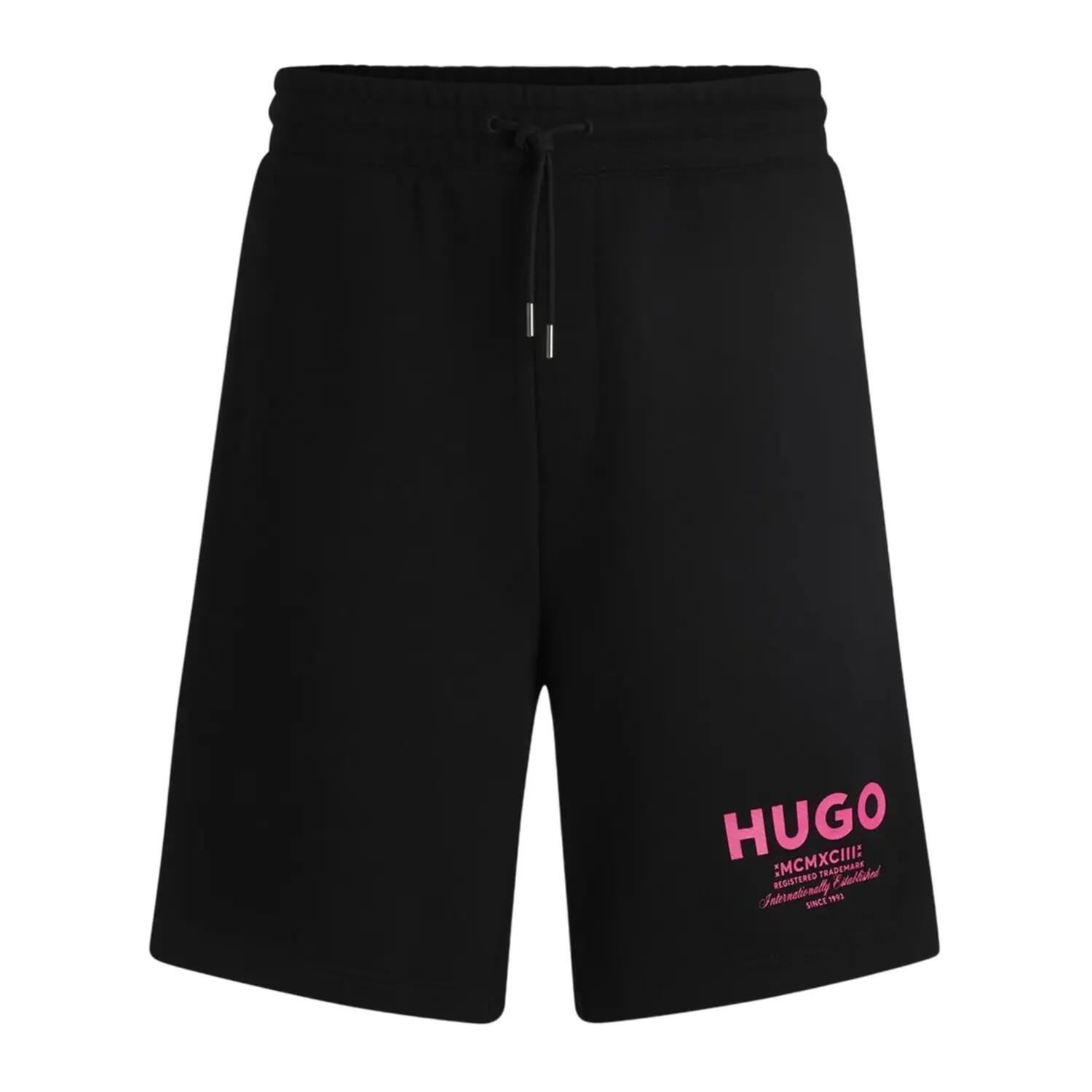 Short De Jogging NOMARIO Homme (Noir / Rose) 2/4
