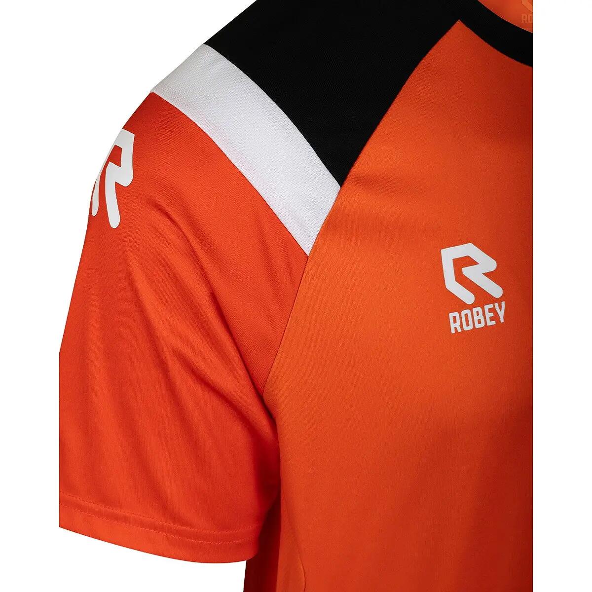 Shirt - Multisport - Heren - Robey - ademend, slim-fit - Oranje 2/3