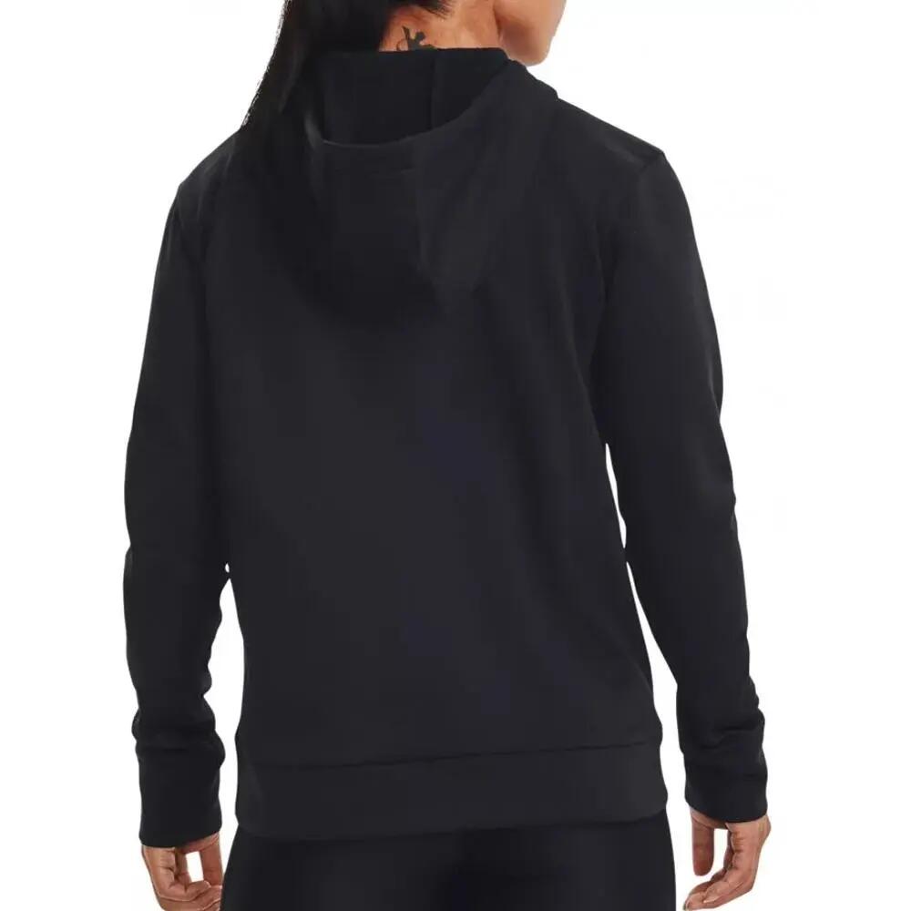 Sudadera Negra de Lana Under Armour para Mujer 3/3
