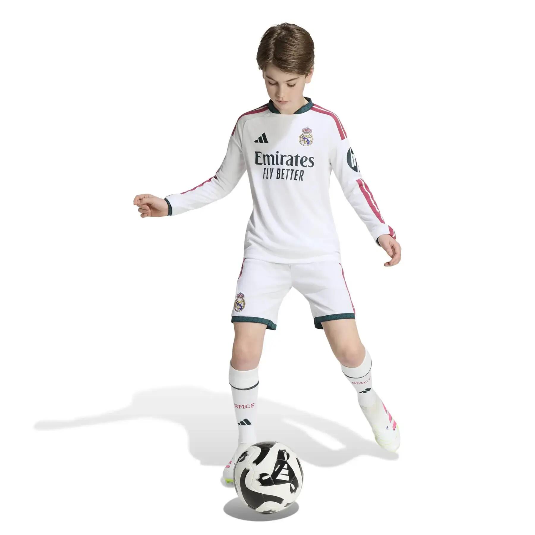 Maglia casalinga a maniche lunghe per bambini Real Madrid 2026/27 3/7