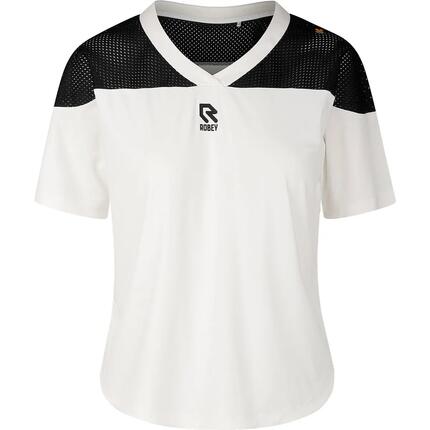 Maillot - Tennis - Femmes - Oversize - Grand Slam - Blanc/Noir