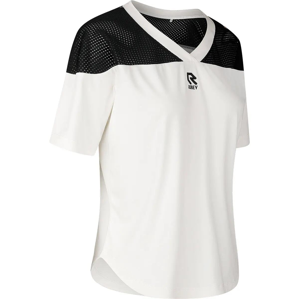 T-shirt - Tennis - Dames - Oversize, Ademend - Grand Slam Jersey - Wit/Zwart 2/5