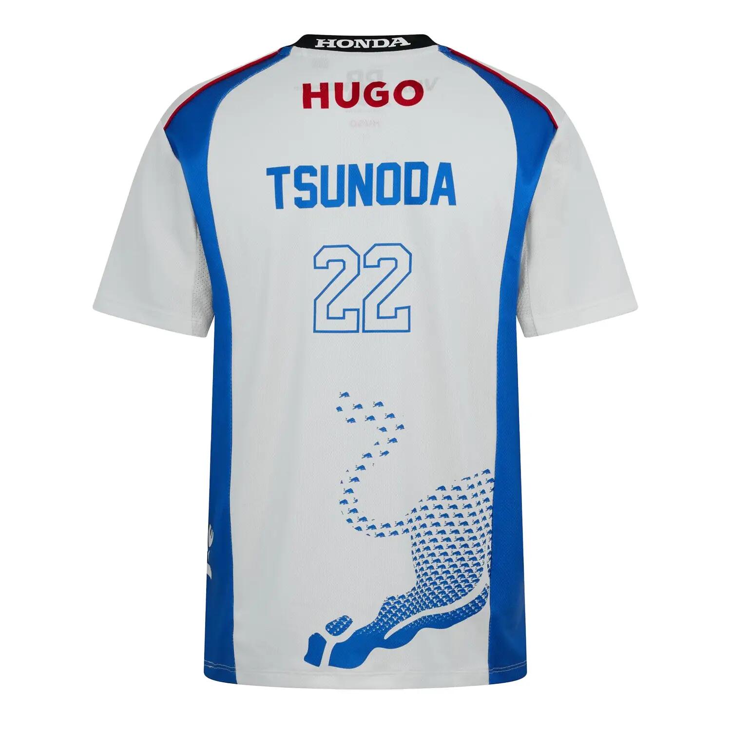 "Tsunoda" TShirt für , Jersey Herren Weiß 2/2