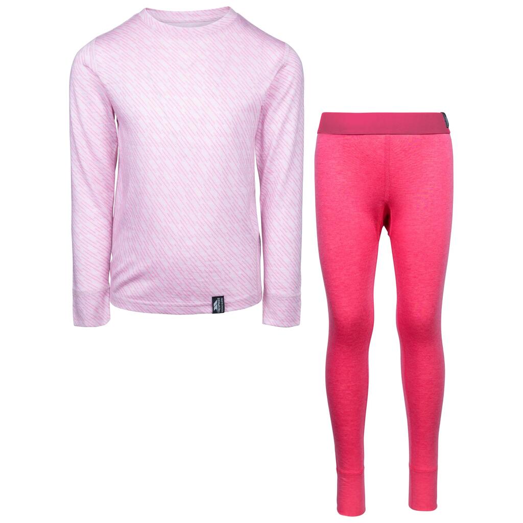Kids Long Sleeve Wool Base Top And Bottom Layer Set - Alec