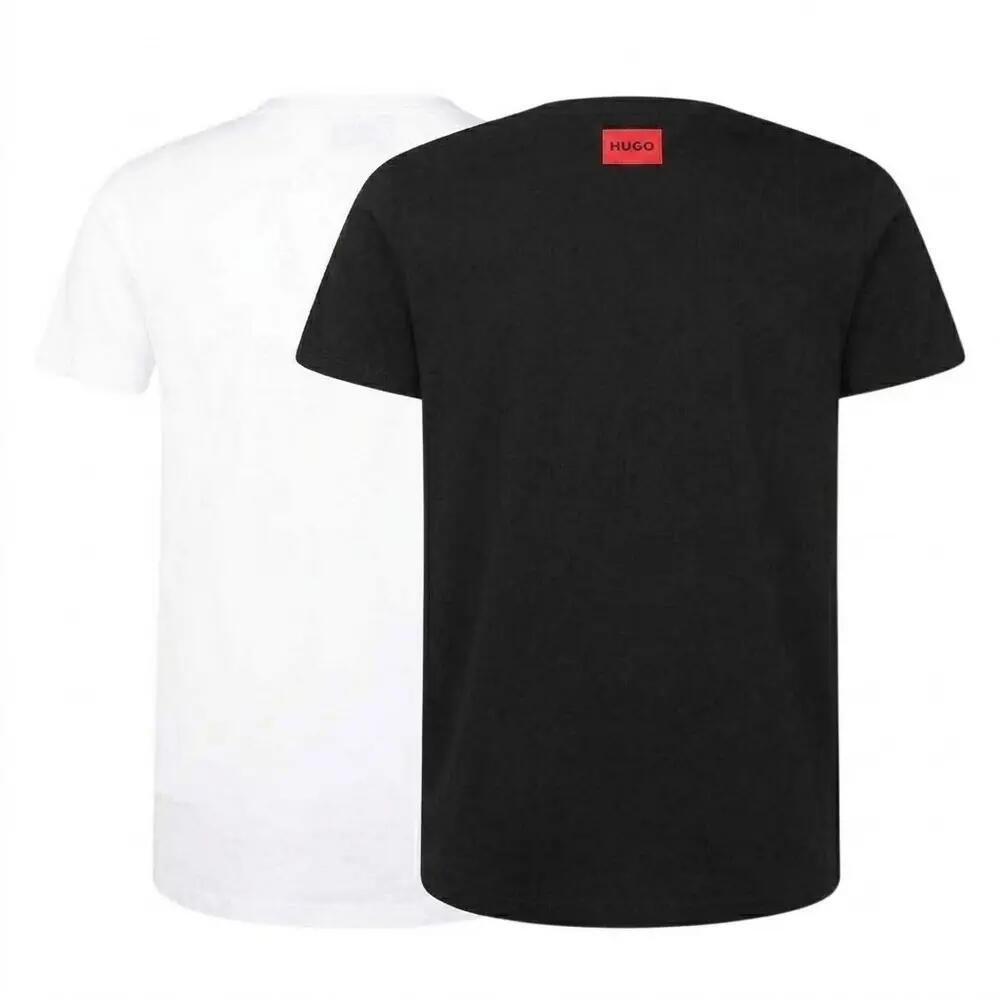TShirt für , Schmal (2erPack) Herren Schwarz/Weiß 2/2