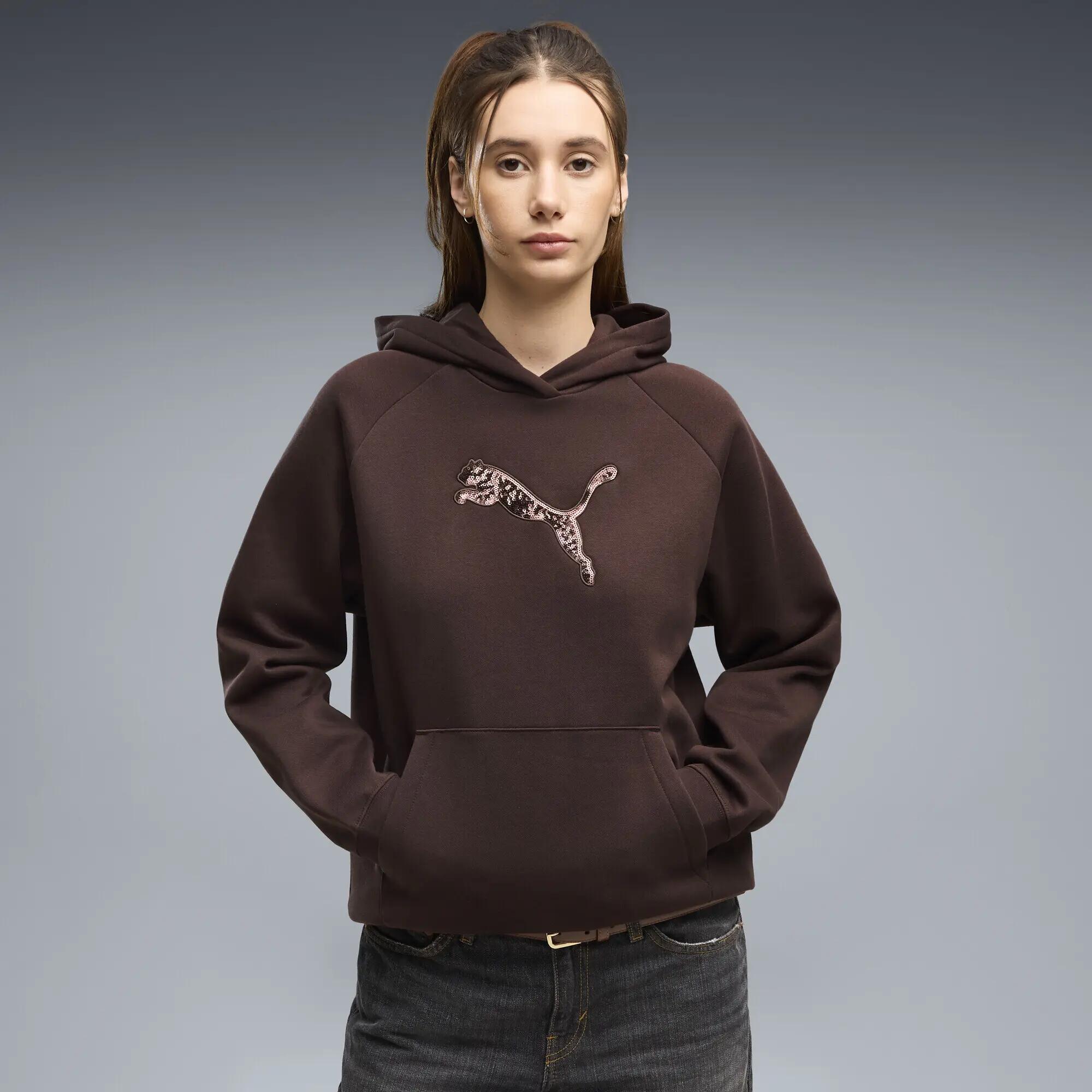 Essentials Sequins Hoodie Damen PUMA 2/5