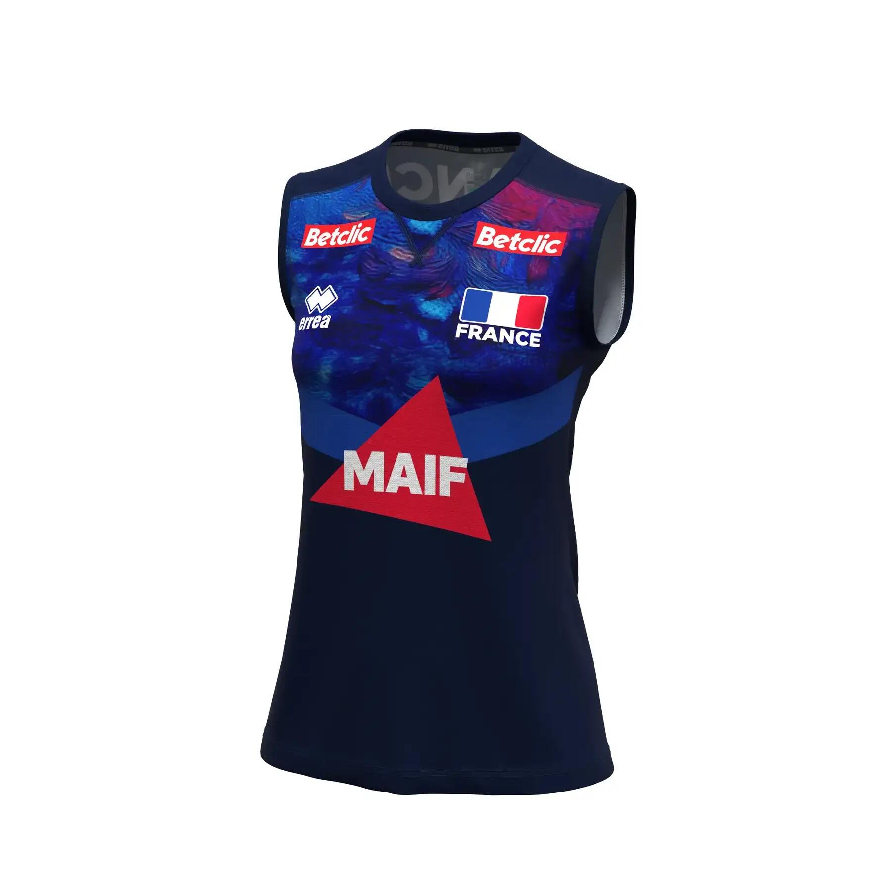 Mouwloos Trainingsshirt Dames Frankrijk 2026/27 2/3