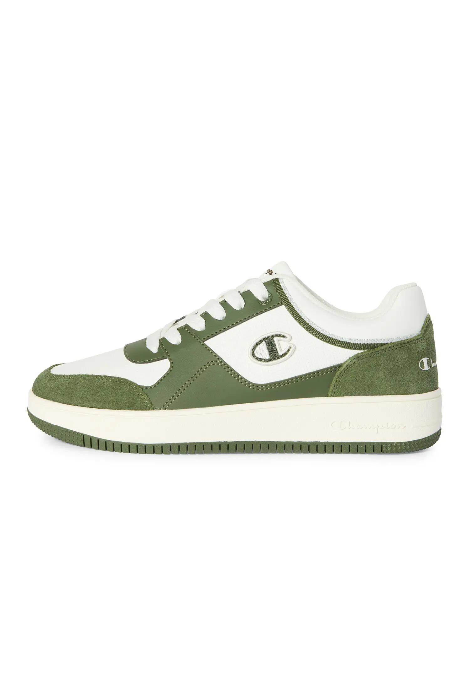 Champion Herren RD18 Low S Sneaker White Olive 3/4