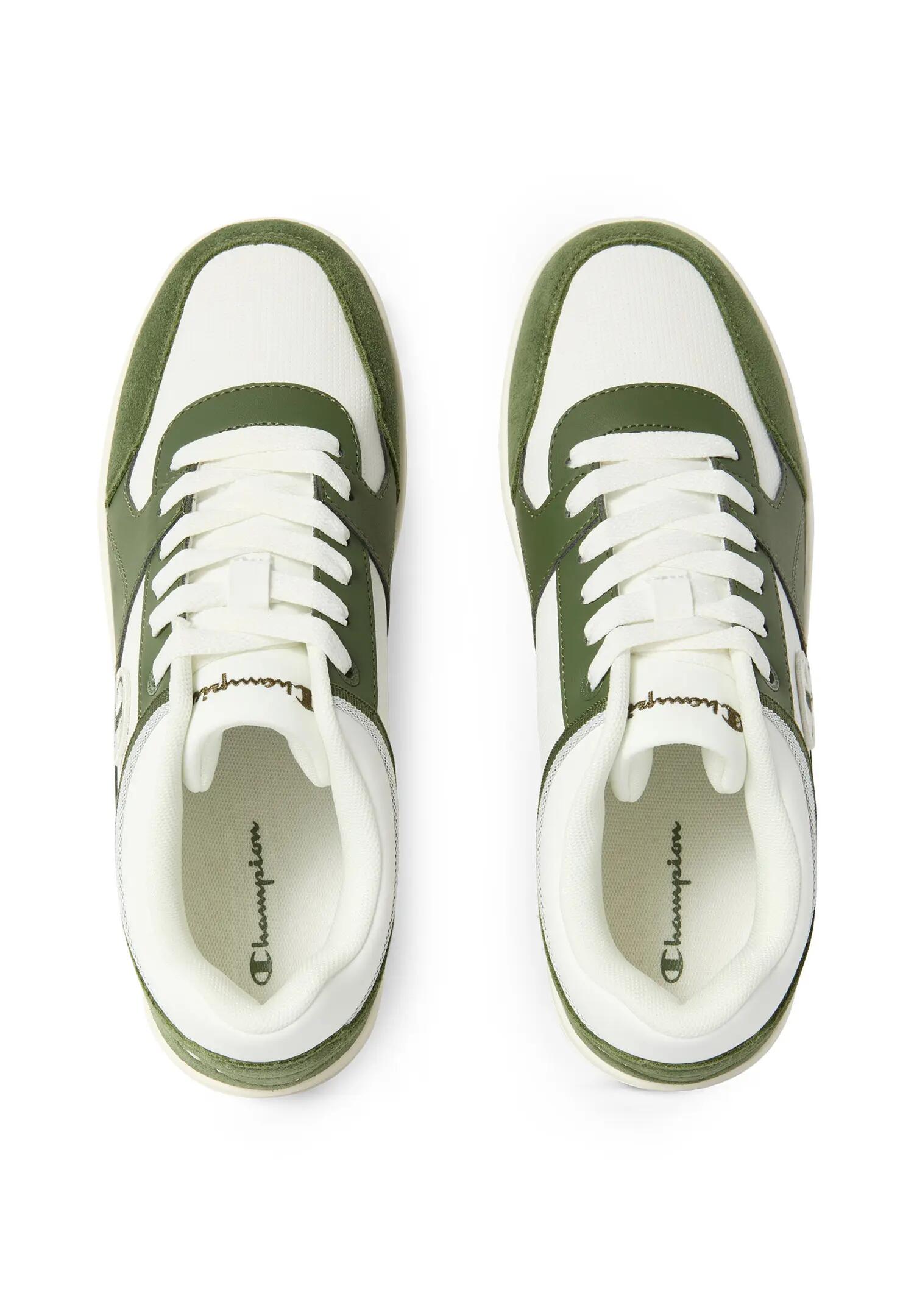 Champion Herren RD18 Low S Sneaker White Olive 2/4