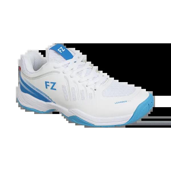 Chaussures - badminton - femme - légères - leander v3 - blanc 2/3