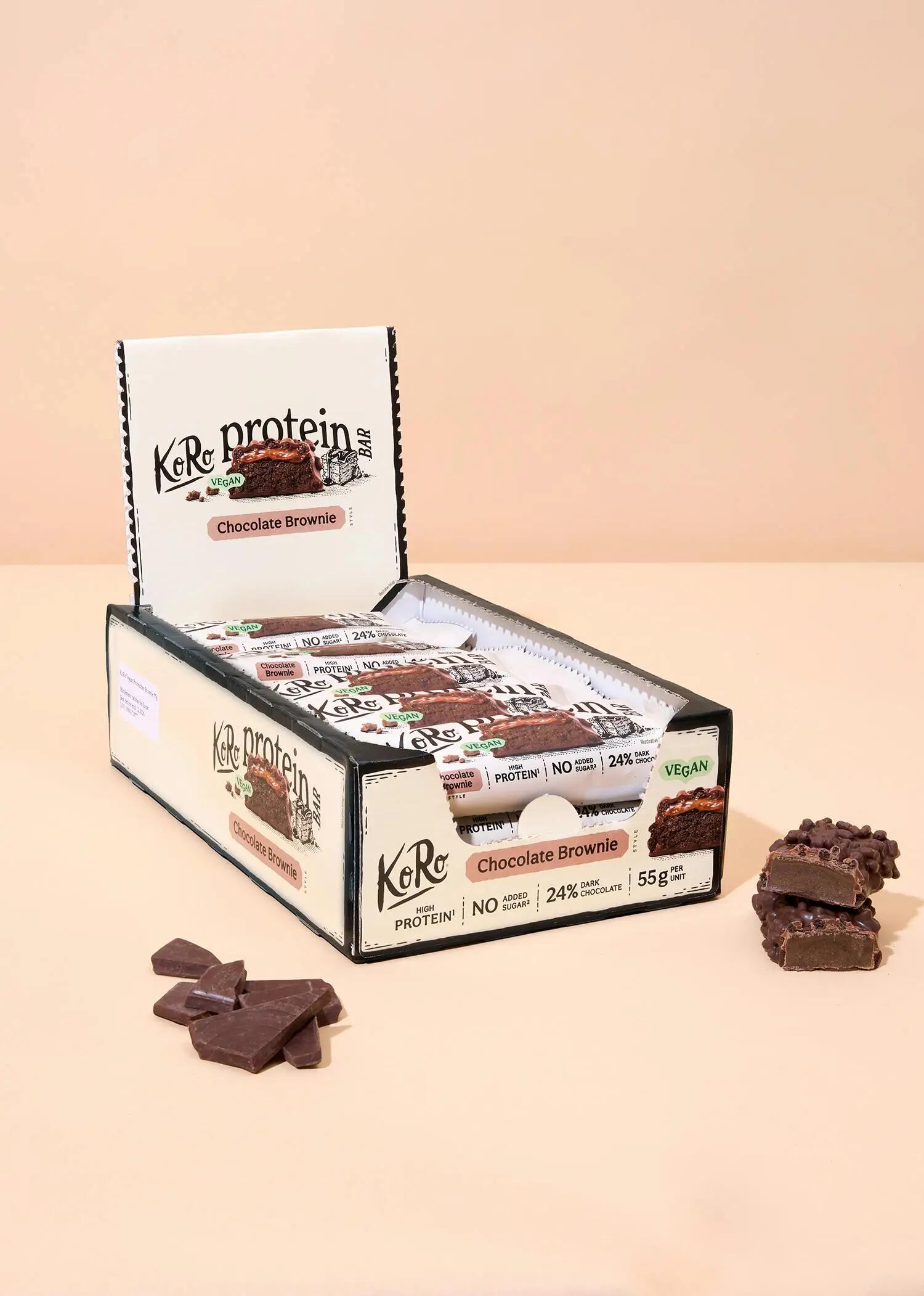 Barretta proteica vegan - sport - unisex - gusto chocolate brownie - 15 x 55 g 2/6