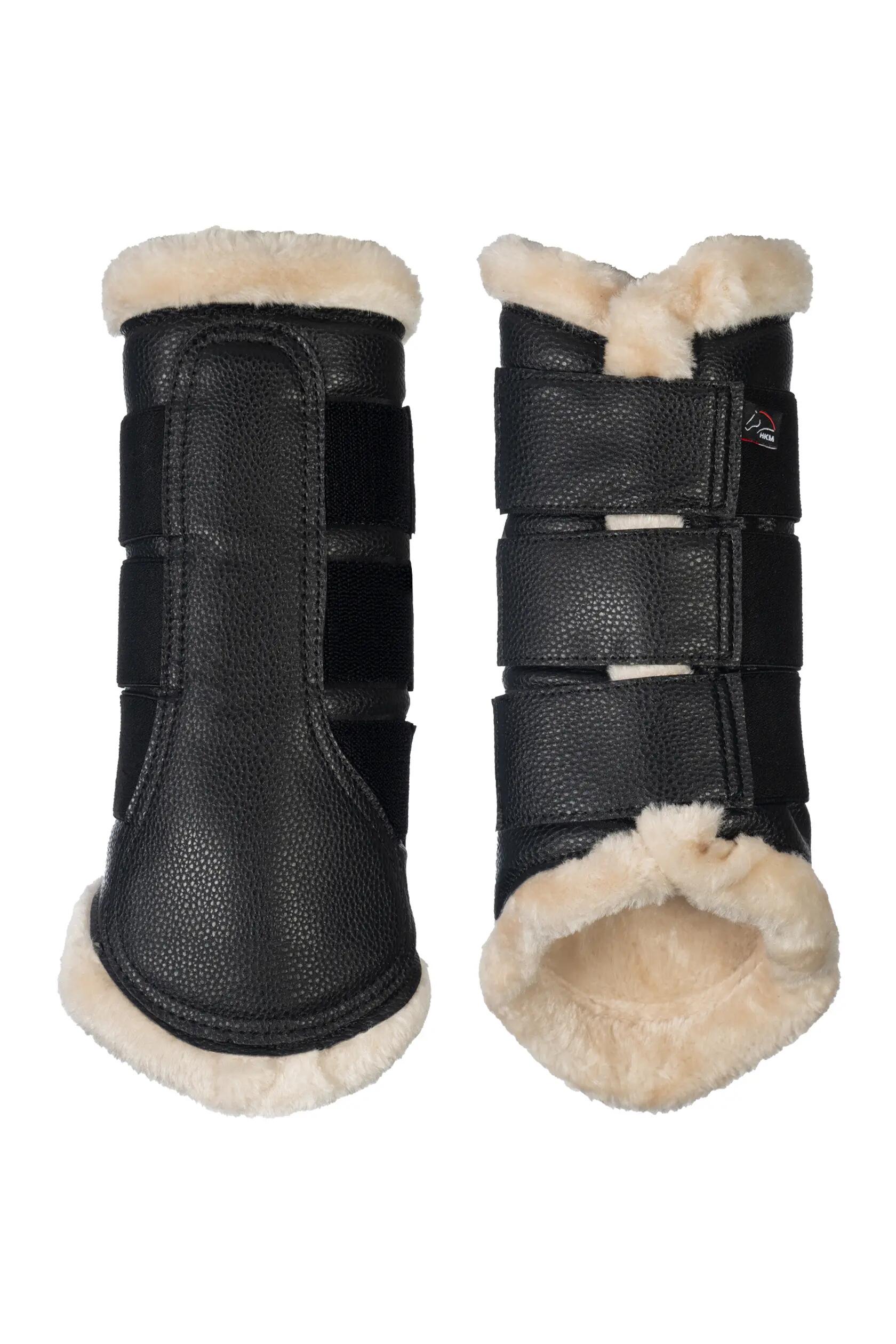 Zamknięte buty dla koni HKM Comfort Premium Fur 4/4