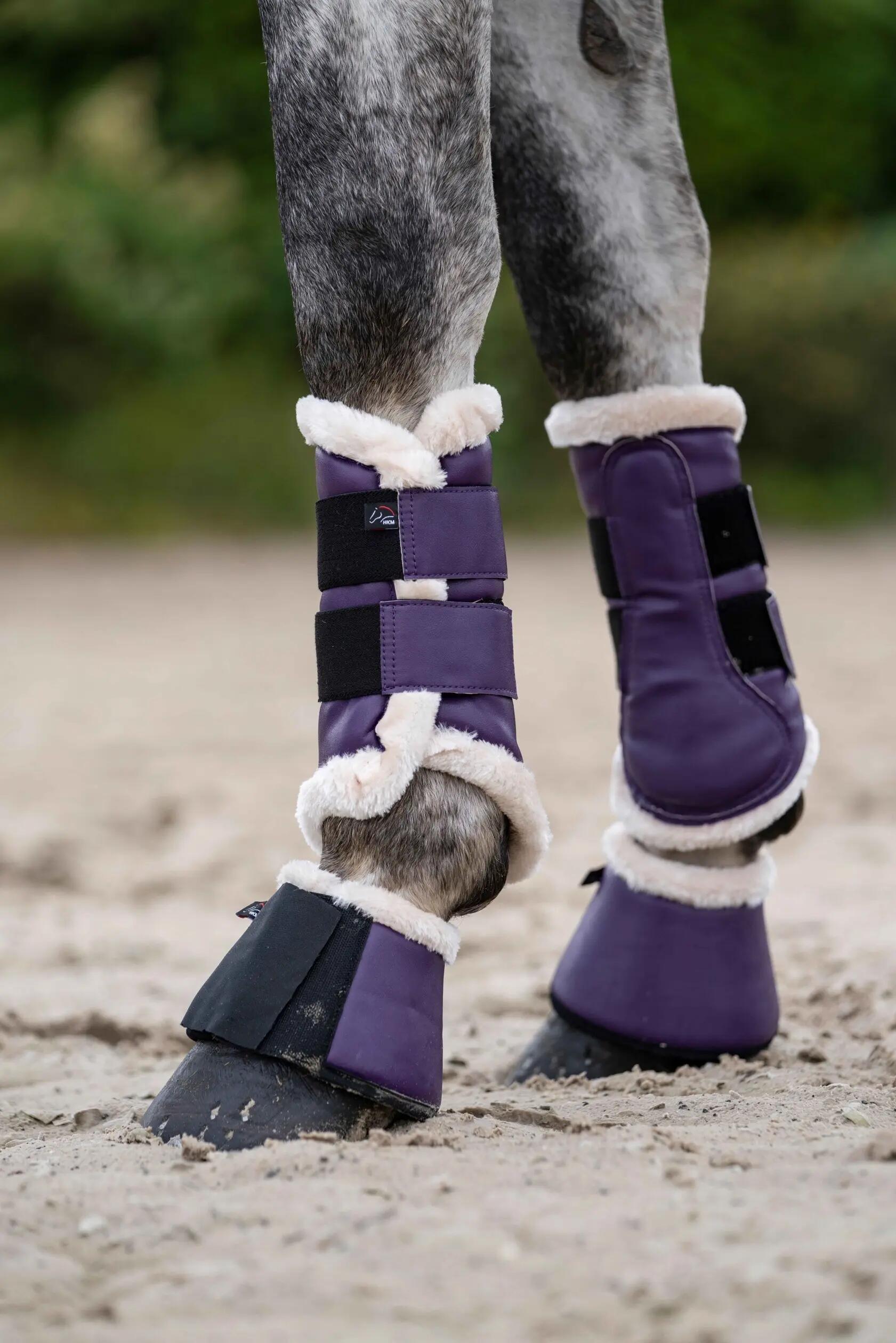 Końskie dzwonki HKM Comfort Premium Fur 4/4