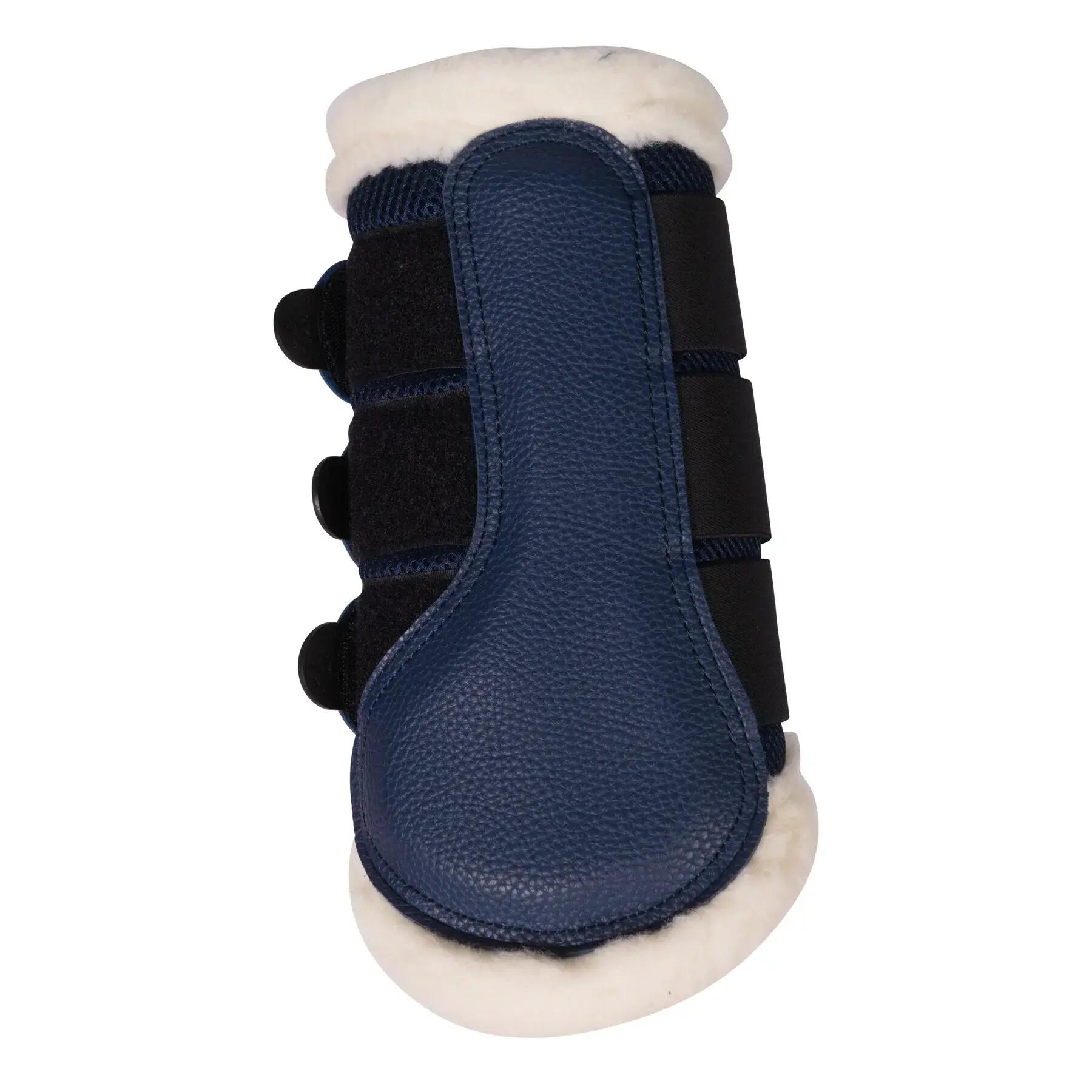 Geschlossene Beinschützer für Pferde mit Fell HKM Comfort Premium Mesh 3/5