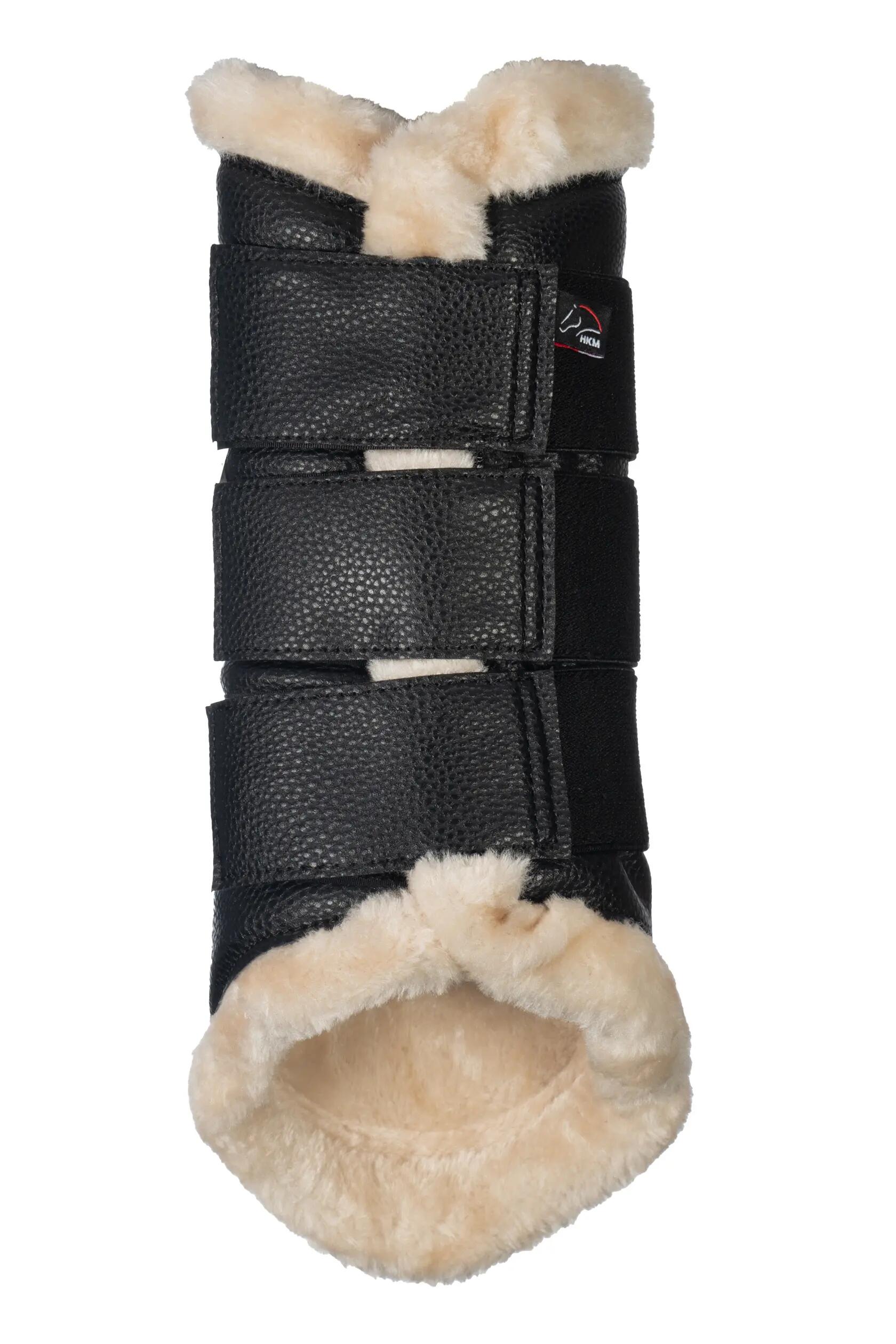 Zamknięte buty dla koni HKM Comfort Premium Fur 3/4