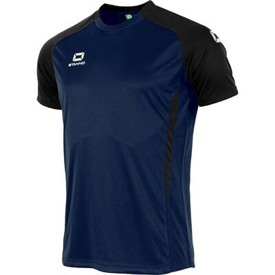 Shirt - kinderen - stanno stadio - korte mouw - marine/zwart