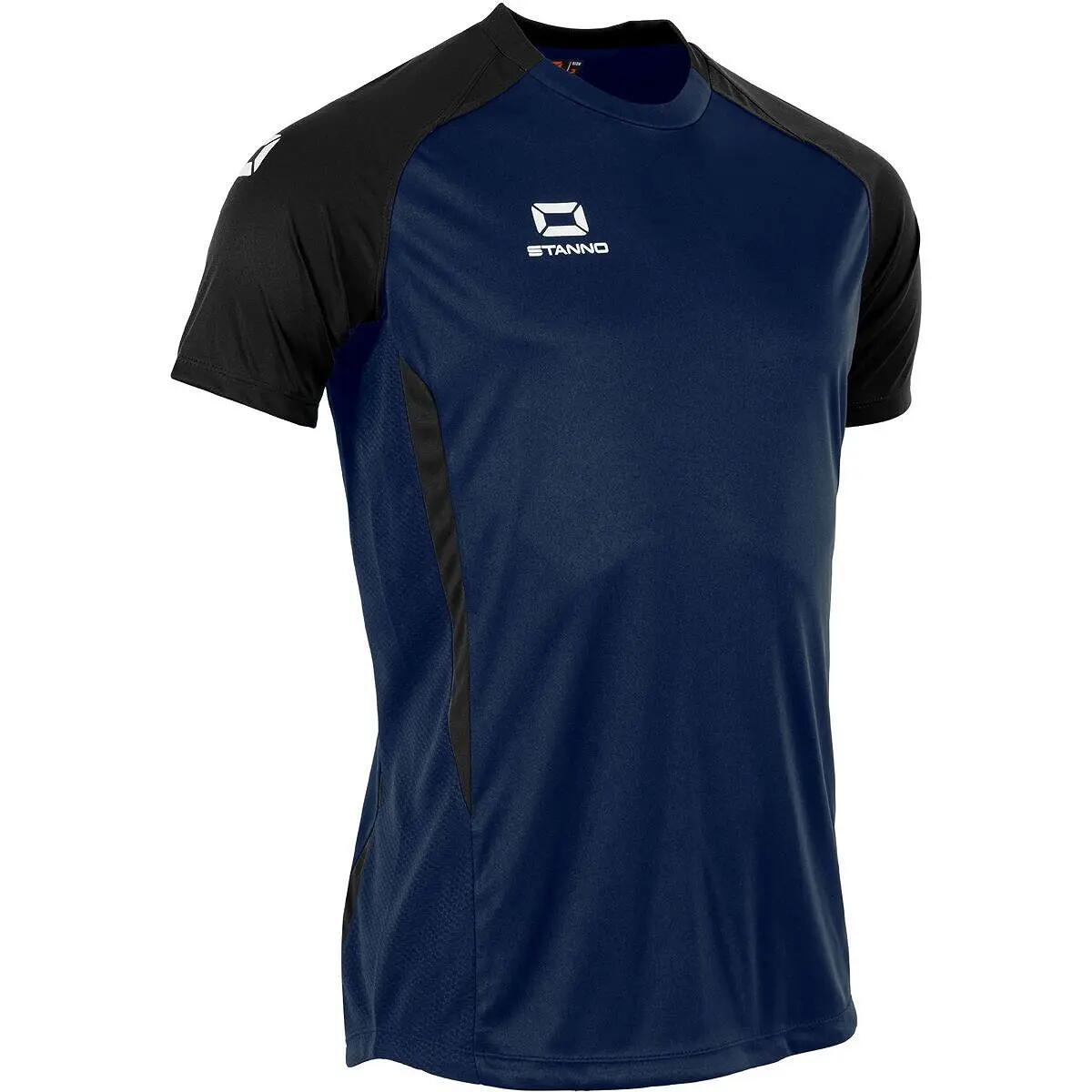 Shirt - Kinderen - Stanno Stadio - Korte mouw - Marine/Zwart 3/5