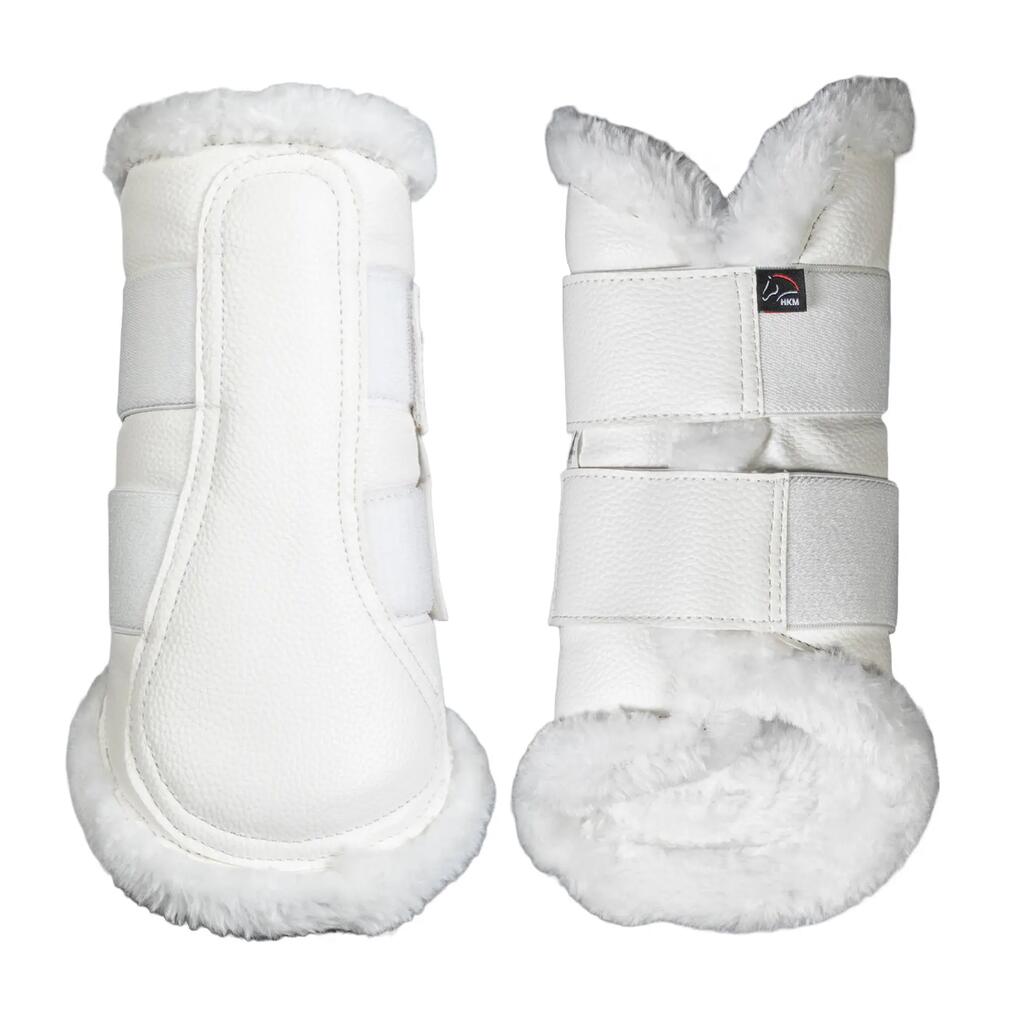 Closed horse gaiters HKM Comfort Premium Fur