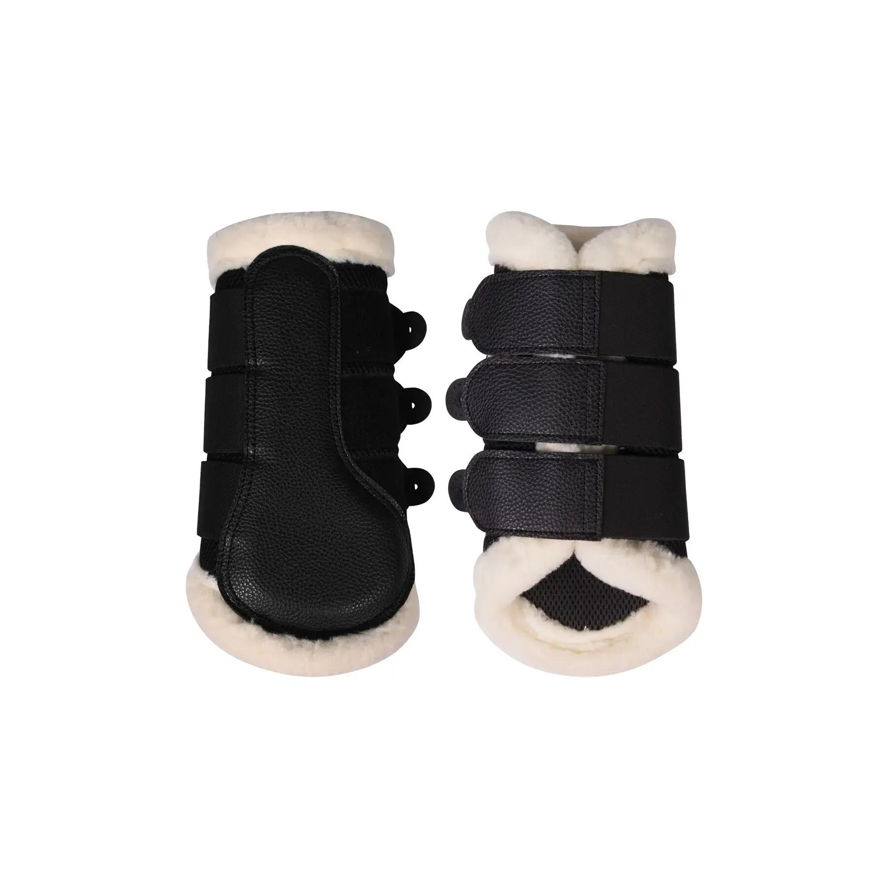 Geschlossene Beinschützer für Pferde mit Fell HKM Comfort Premium Mesh 3/3