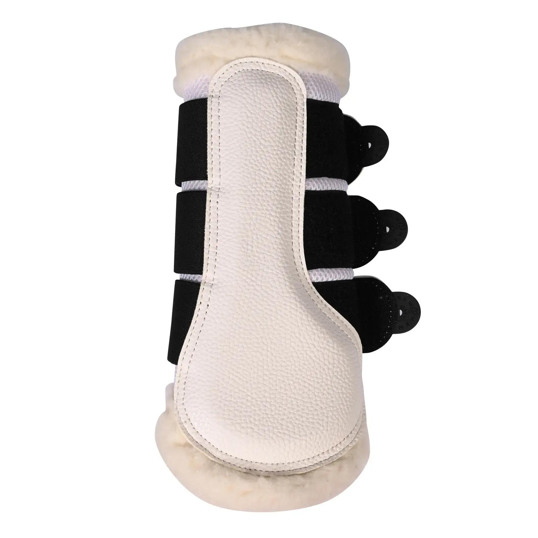 Guêtres fermées pour cheval avec fourrure HKM Comfort Premium Mesh 3/3
