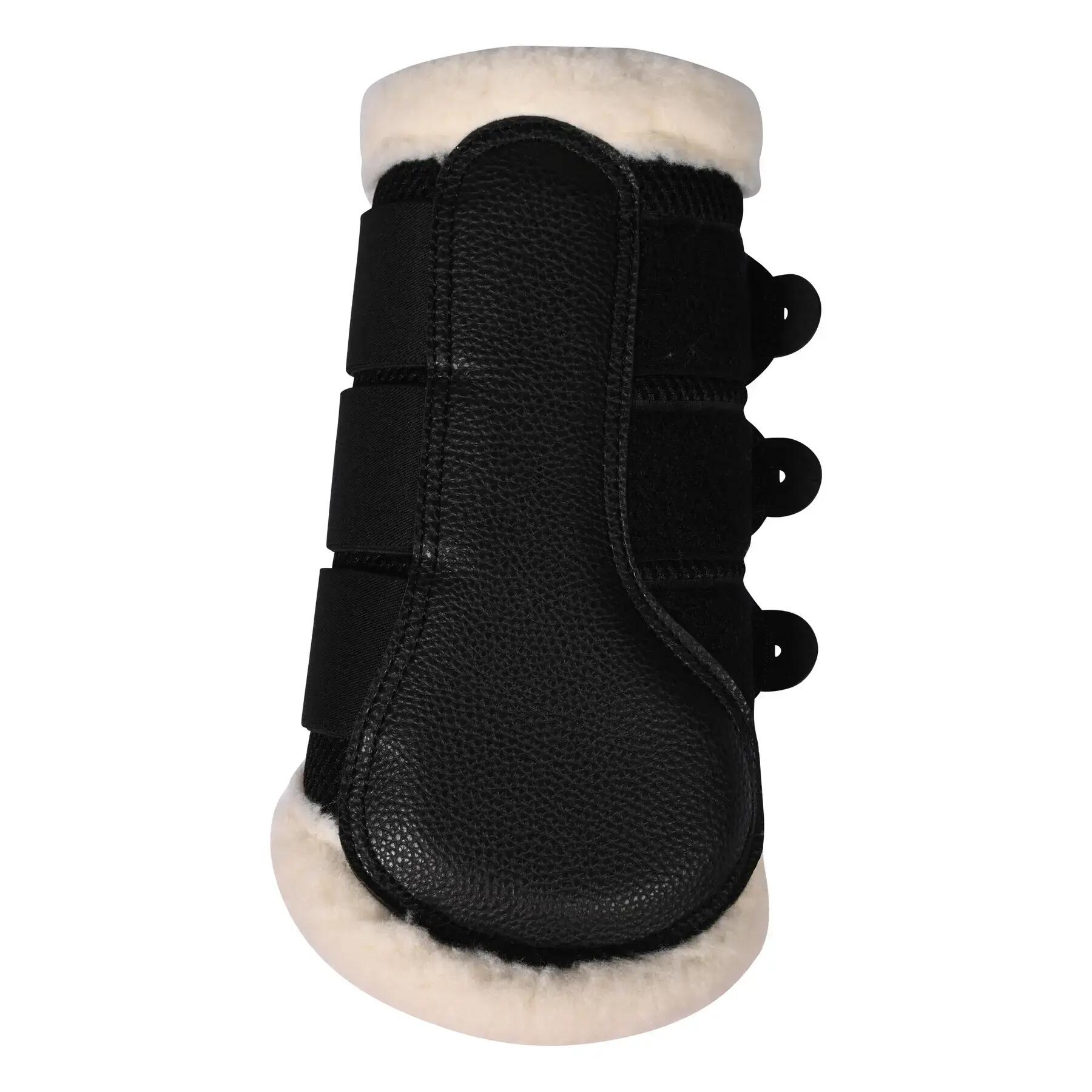 Geschlossene Beinschützer für Pferde mit Fell HKM Comfort Premium Mesh 2/3