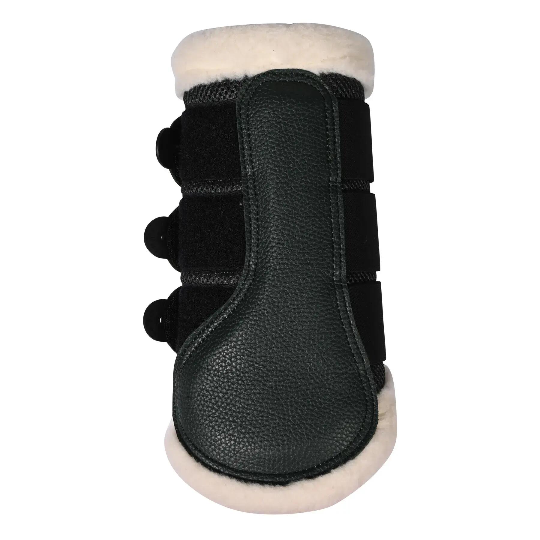 Ochrony na nogi dla konia z futrem HKM Comfort Premium Mesh 3/3