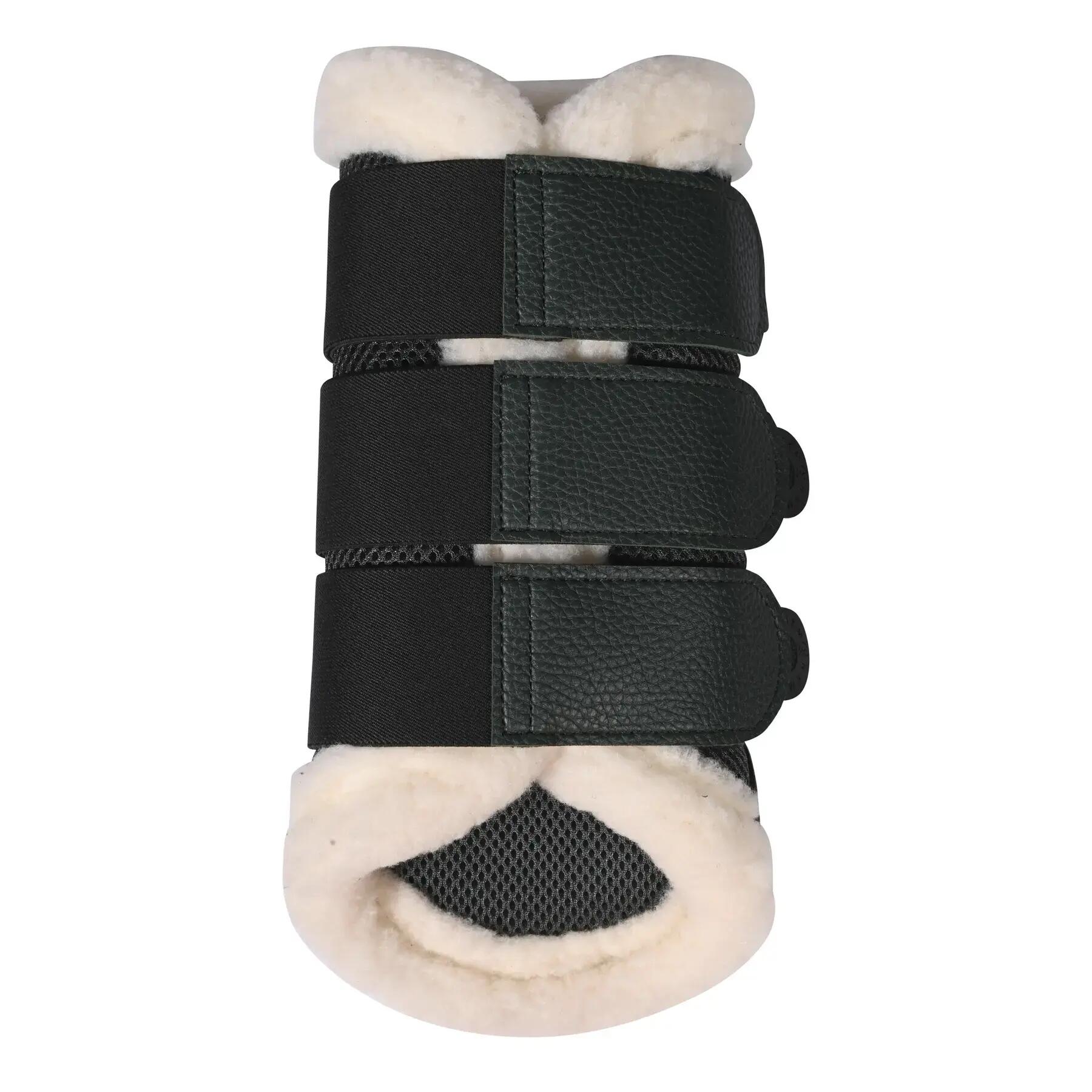 Ochrony na nogi dla konia z futrem HKM Comfort Premium Mesh 2/3