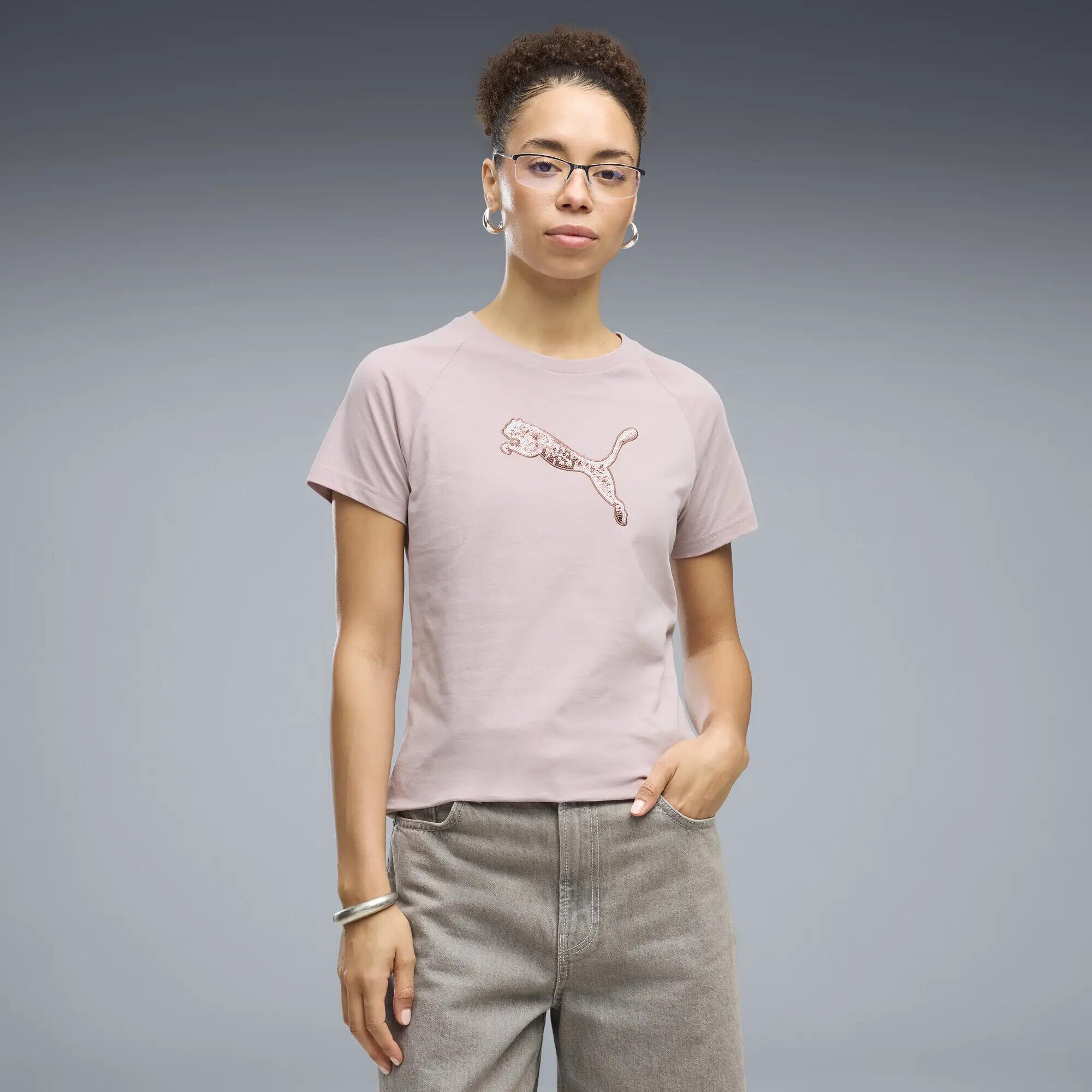 Essentials Sequins T-Shirt Damen PUMA 2/5