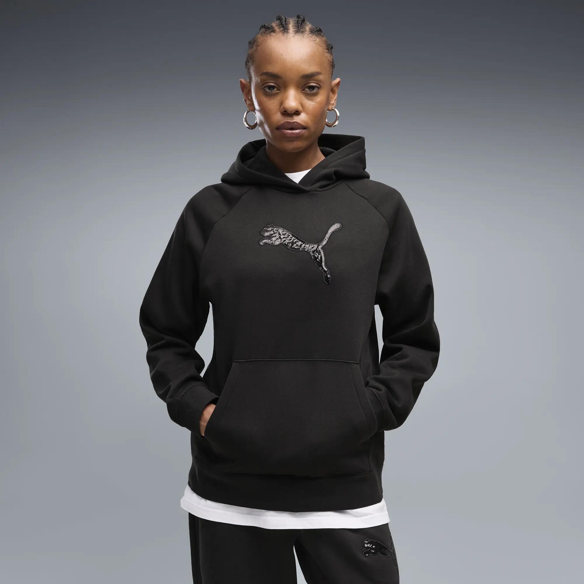 Essentials Sequins Hoodie Damen PUMA 2/5