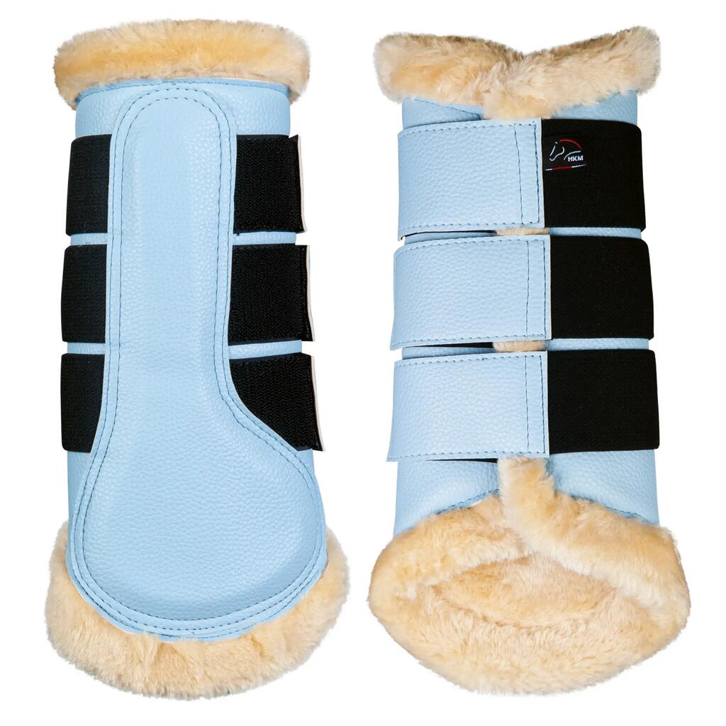 Closed horse gaiters HKM Comfort Premium Fur