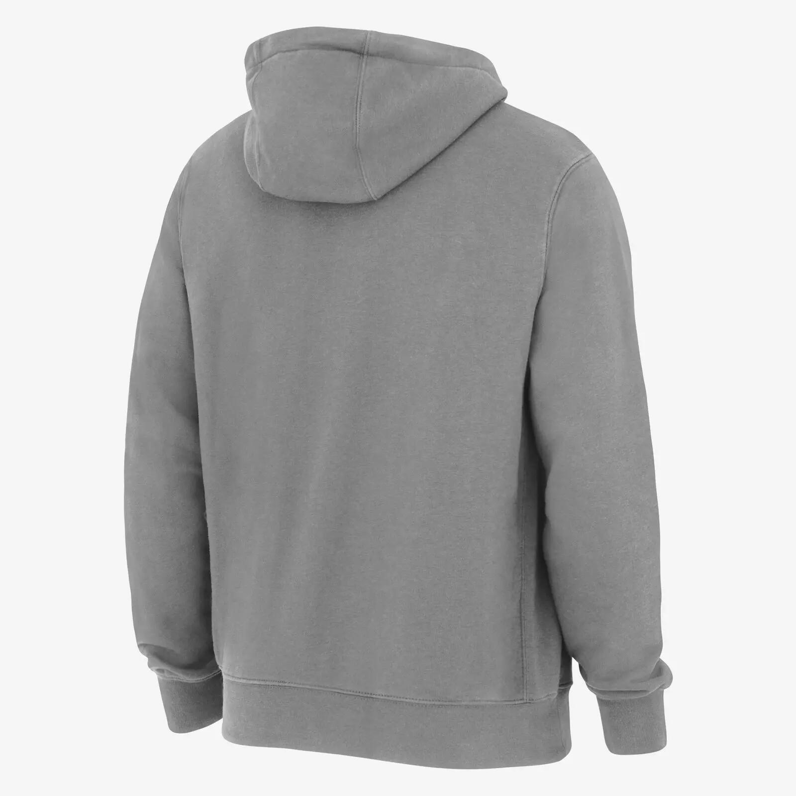 Nike Sweat zippé à capuche Team Club homme Dark Grey Heather XL 3/4