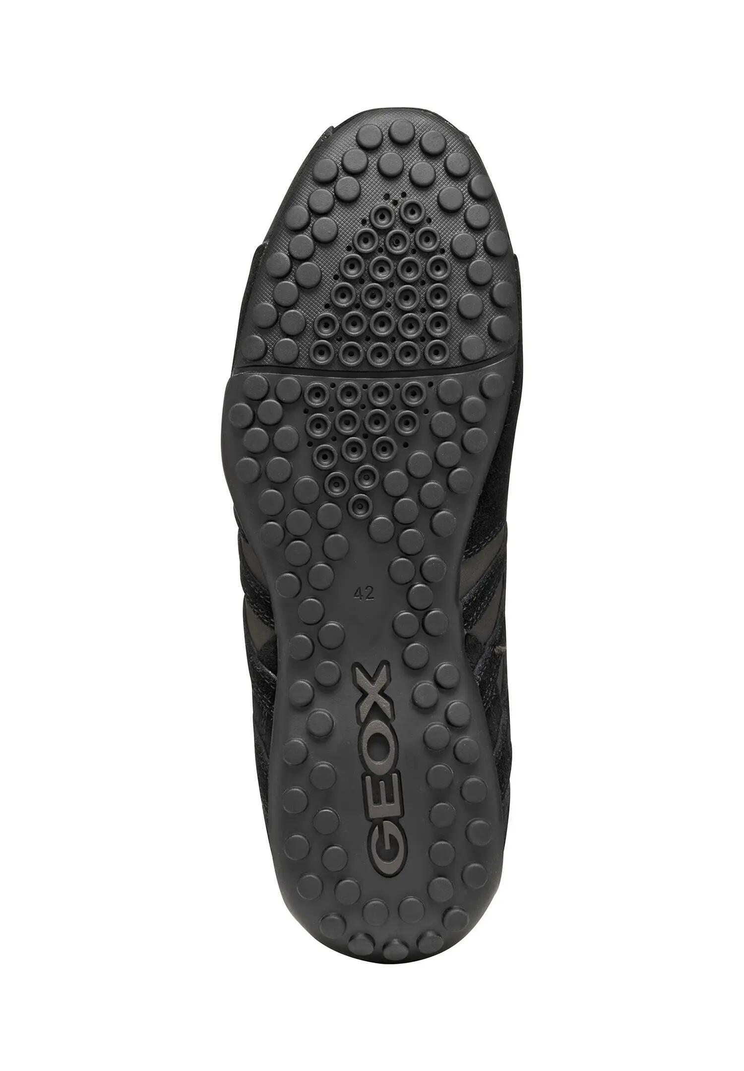 Geox U Snake K Herren Sneaker U4207K 022EK C9997 Wildleder Schuhe Black 2/5