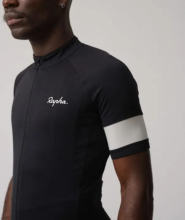 Maillot de manga corta Rapha Core Negro 5/7