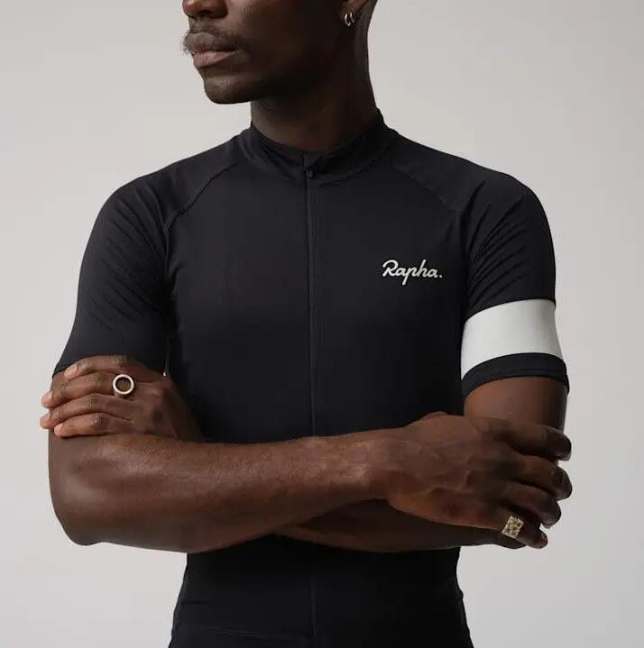 Maillot de manga corta Rapha Core Negro 4/7