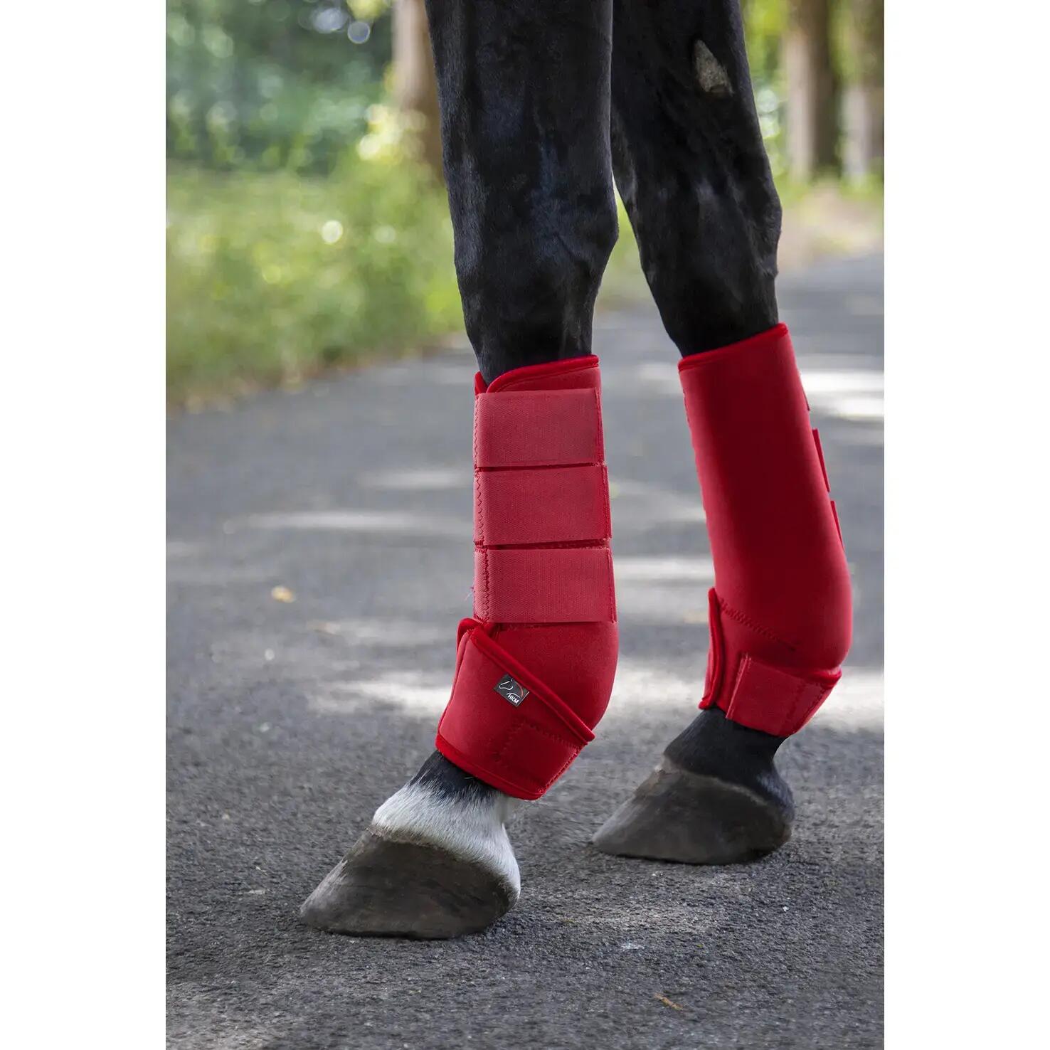 Guêtres anteriori per cavallo chiuse softoprène HKM 2/2