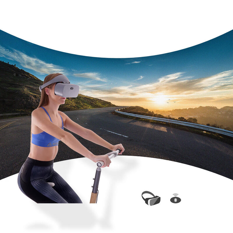 Fit Immersion PRO-2 indoor cycling kit in virtual reality (standalone headset)