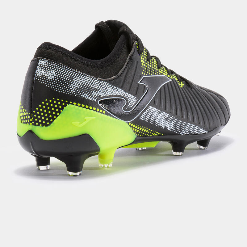 Botas fútbol Adulto Joma Propulsion cup 21 fg negro amarillo flúor