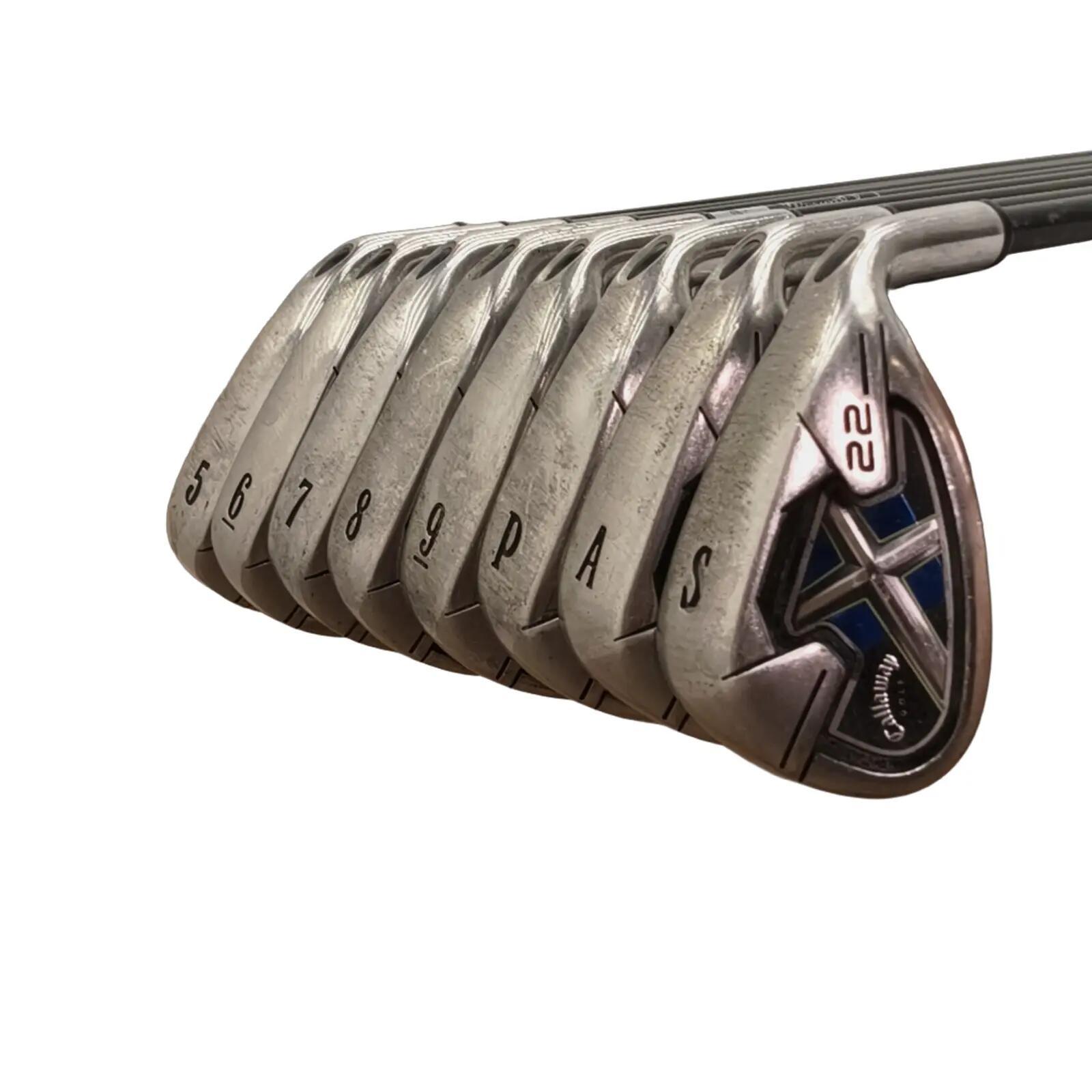 Callaway X22 IJzerset / 5-PW+GW+SW / Flex Regular / Grafiet 3/7