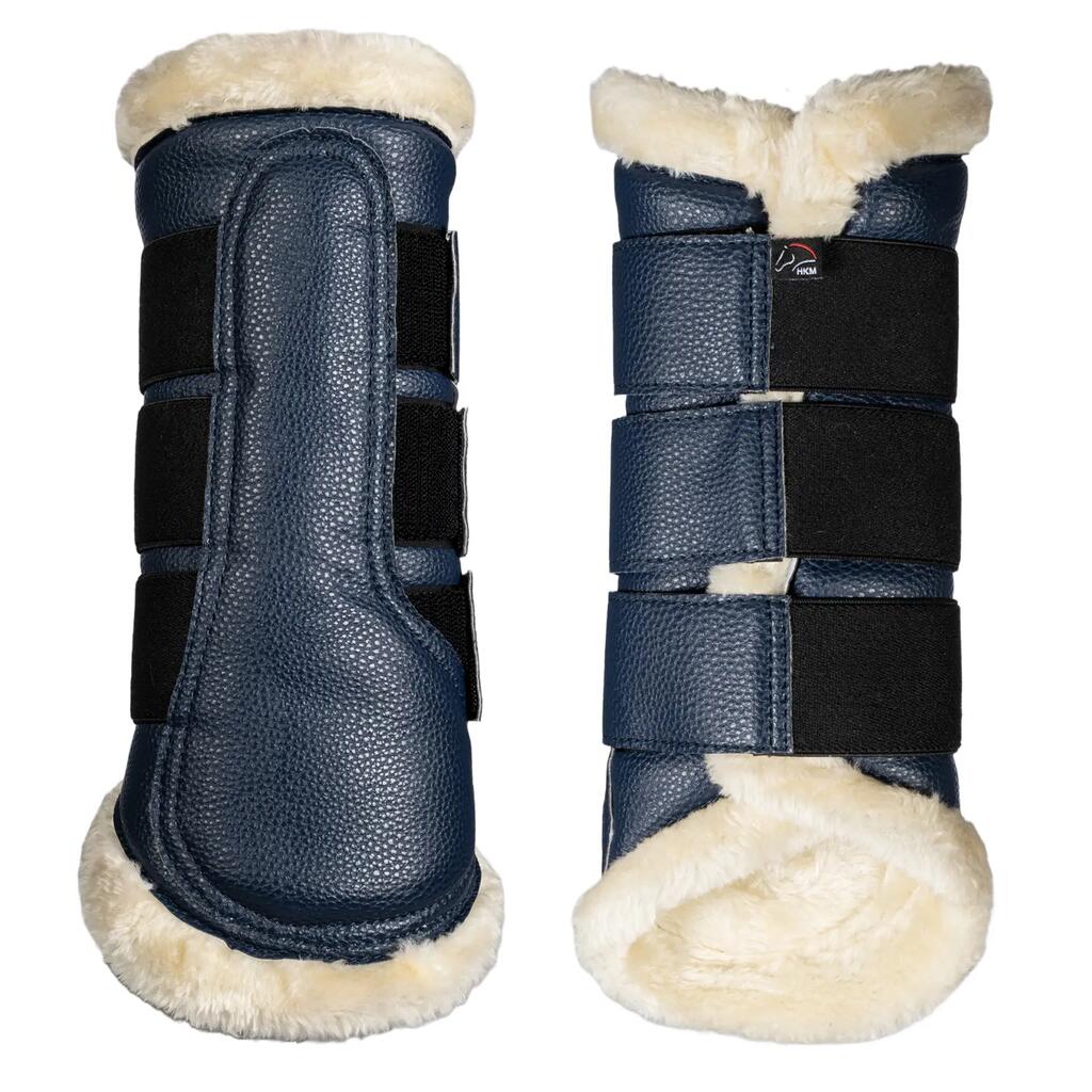 Closed horse gaiters HKM Comfort Premium Fur