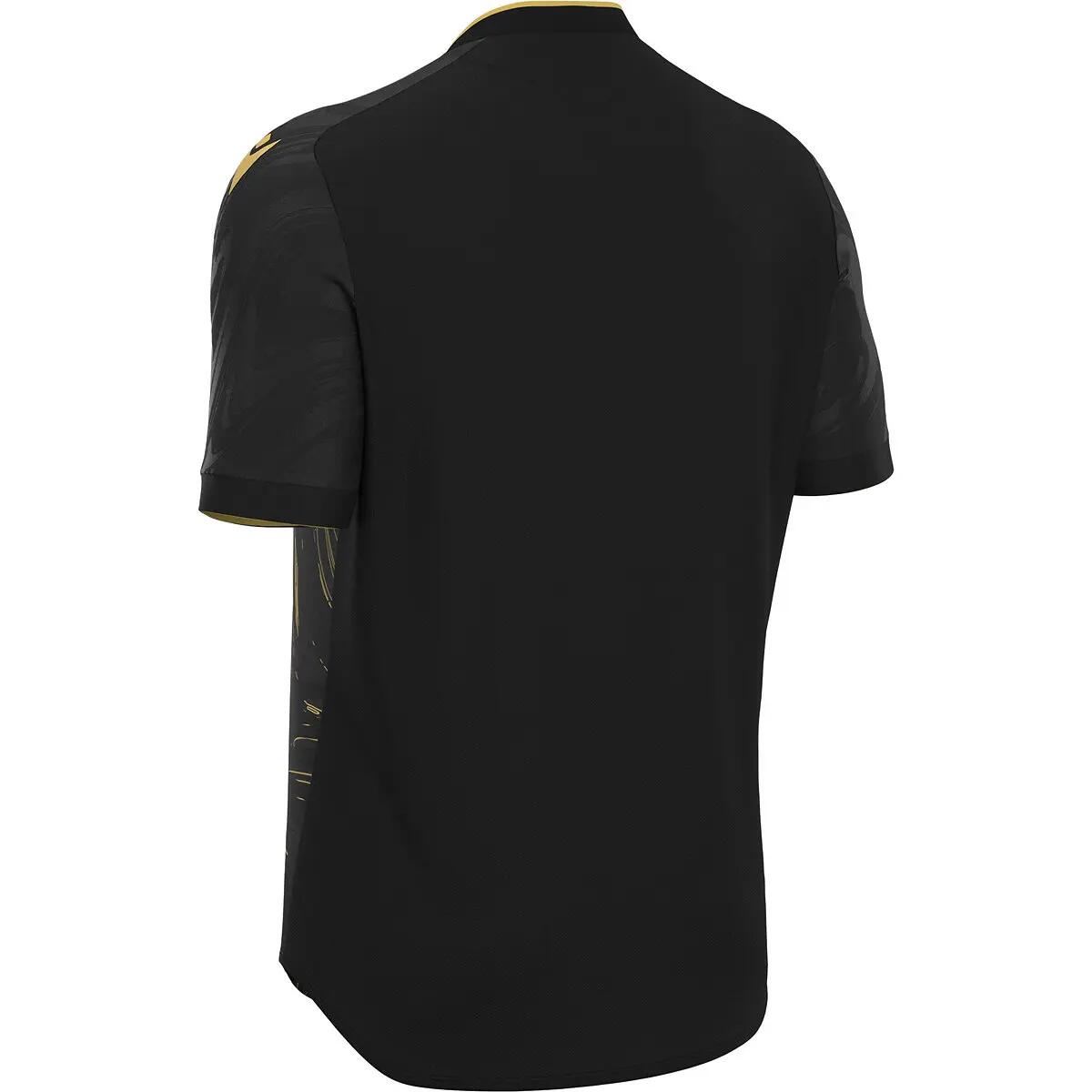 Herren - handball trikot kurzärmelig arcane eco - schwarz/gold 2/5