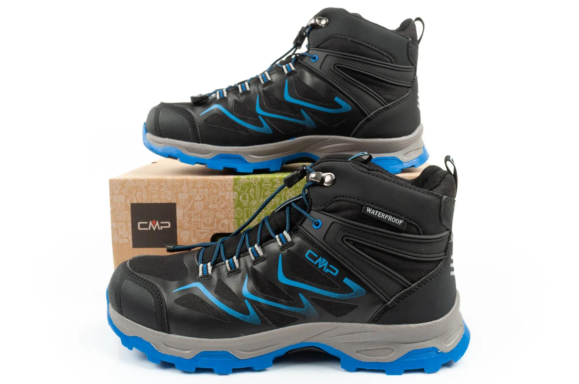 CMP Kids Byne Mid WP Outdoorschoenen Nero-Royal maat 28 10/10