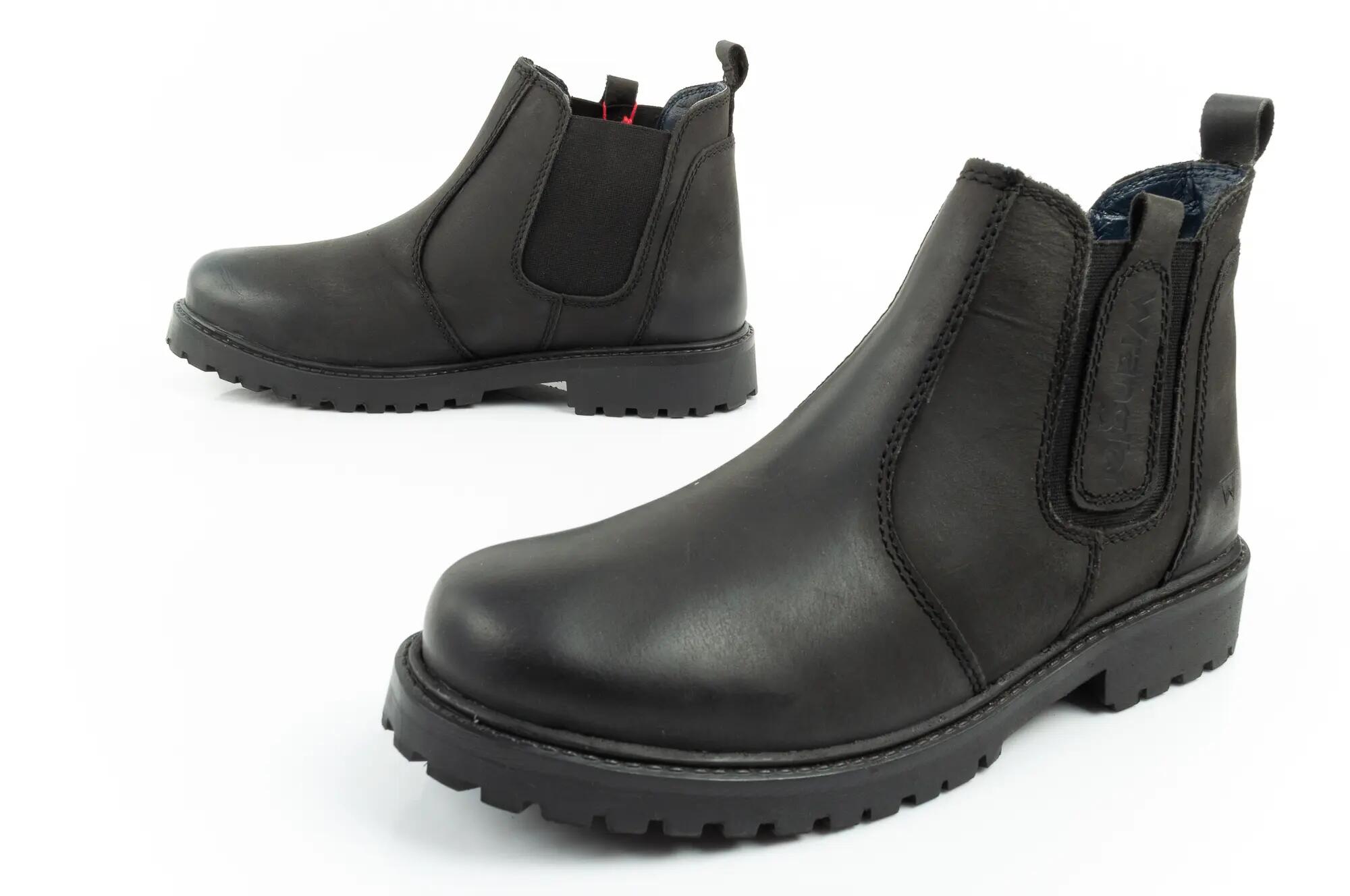Heren enkellaarzen Wrangler Yuma van leer 8/10