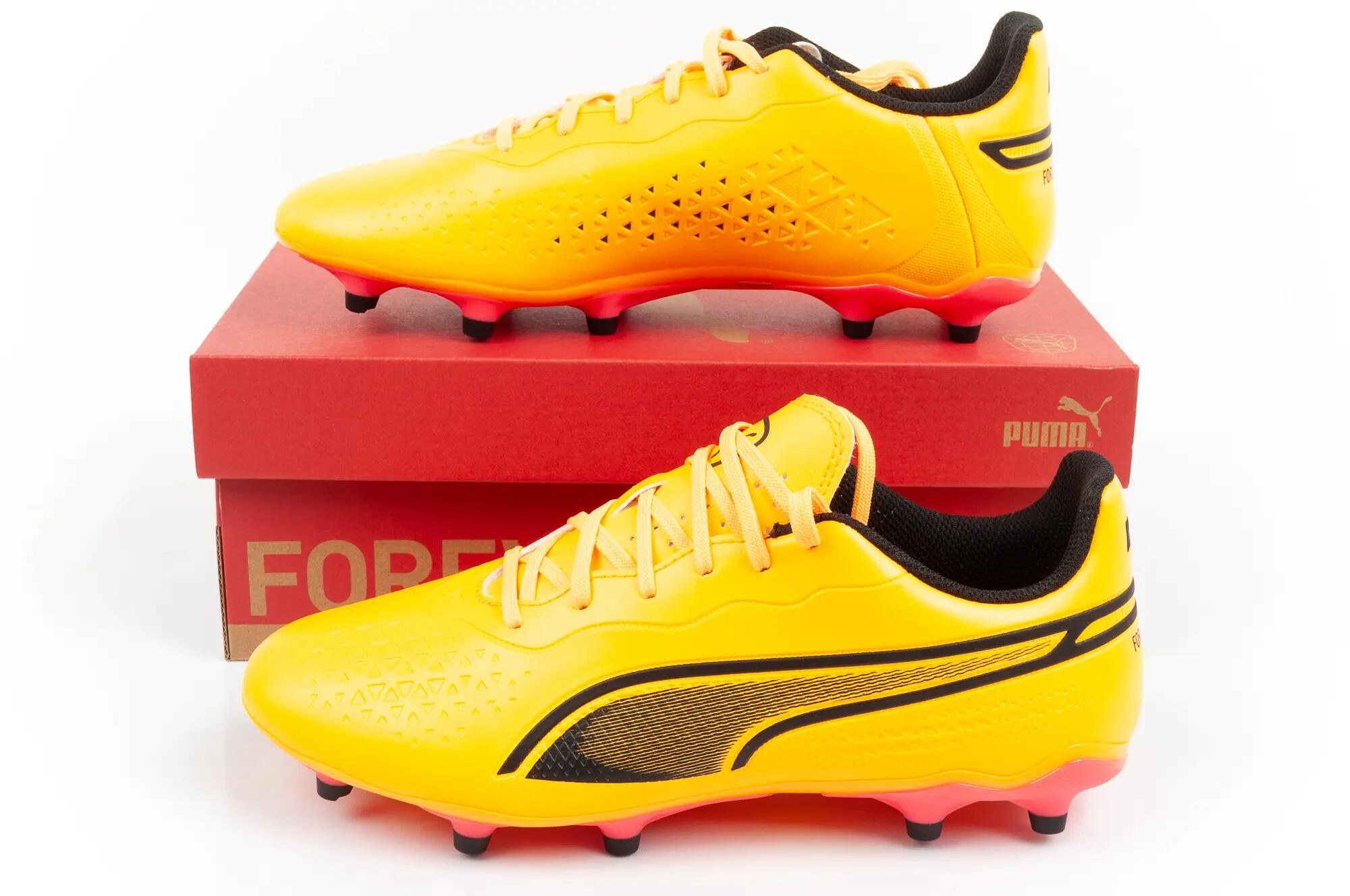 Scarpe Da Calcio Per Terreni Compatti King Uomo Puma Arancio 9/15