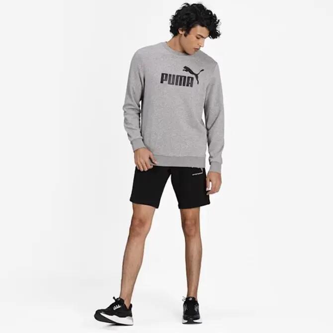 SweaT-Shirt com logótipo grande ESS para homem (Cinzento / Prateado) 6/6