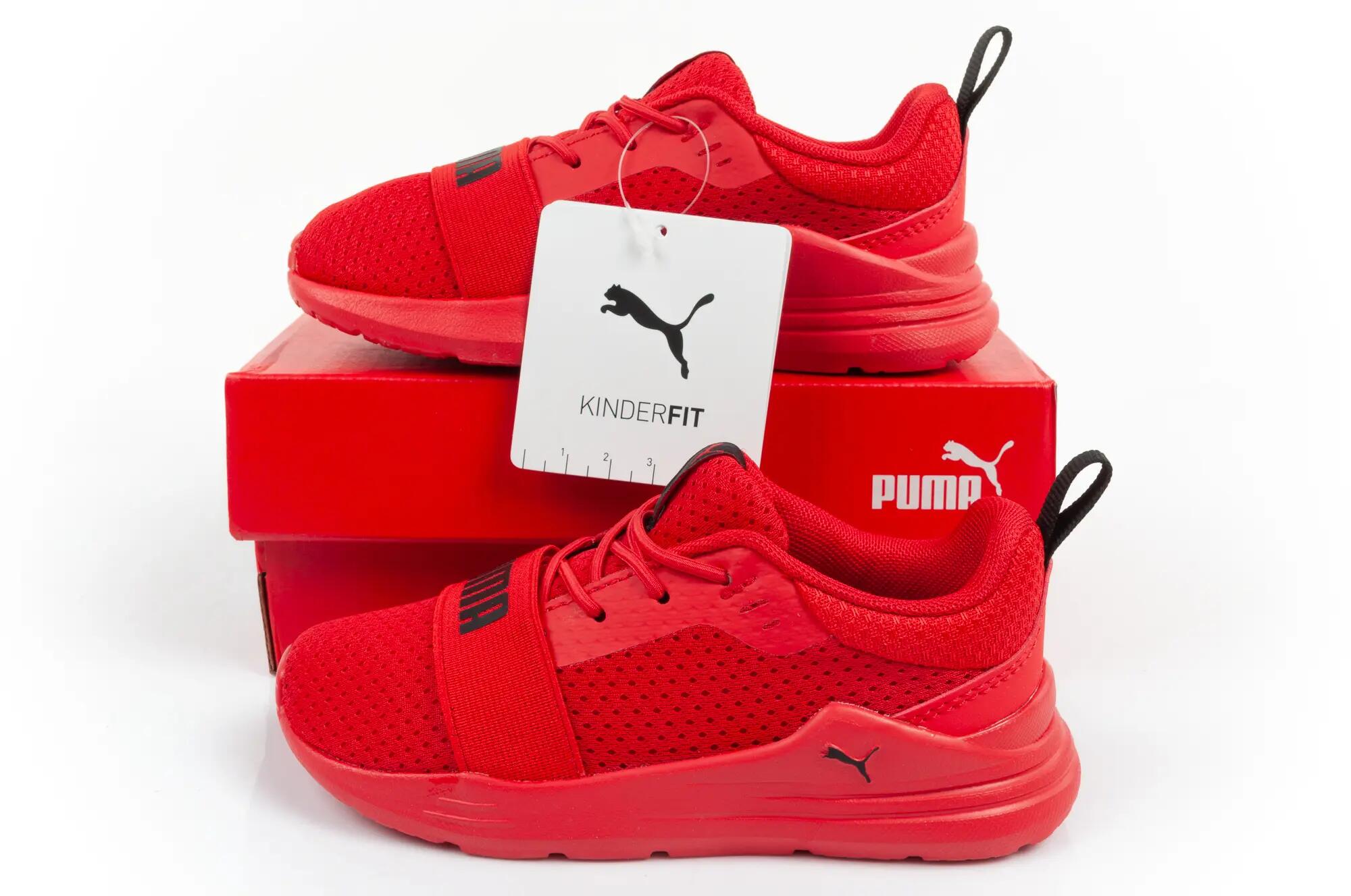 Scarpe Sportive Bambini Puma Wired Run Rosso 9/10