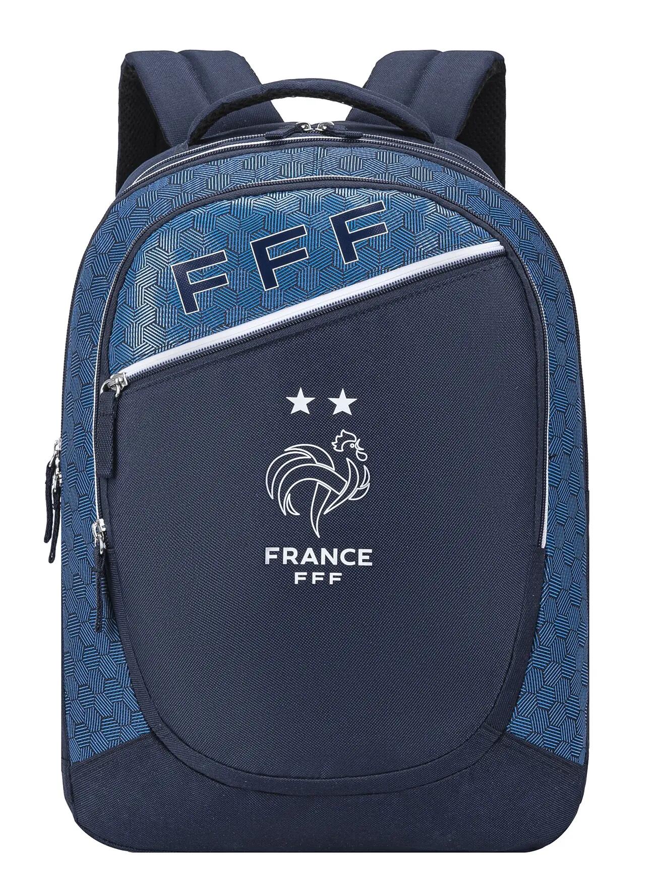 FFF Sac à Dos Scolaire Collection Officielle Equipe de France de Football 2/6