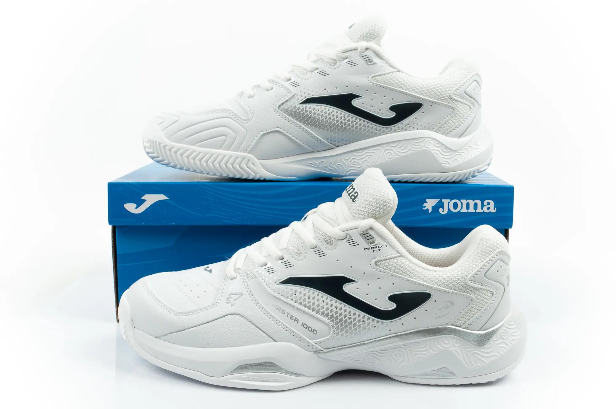 Zapatillas Pádel Tenis Joma Master 1000 2502 Hombre Blancas 10/10