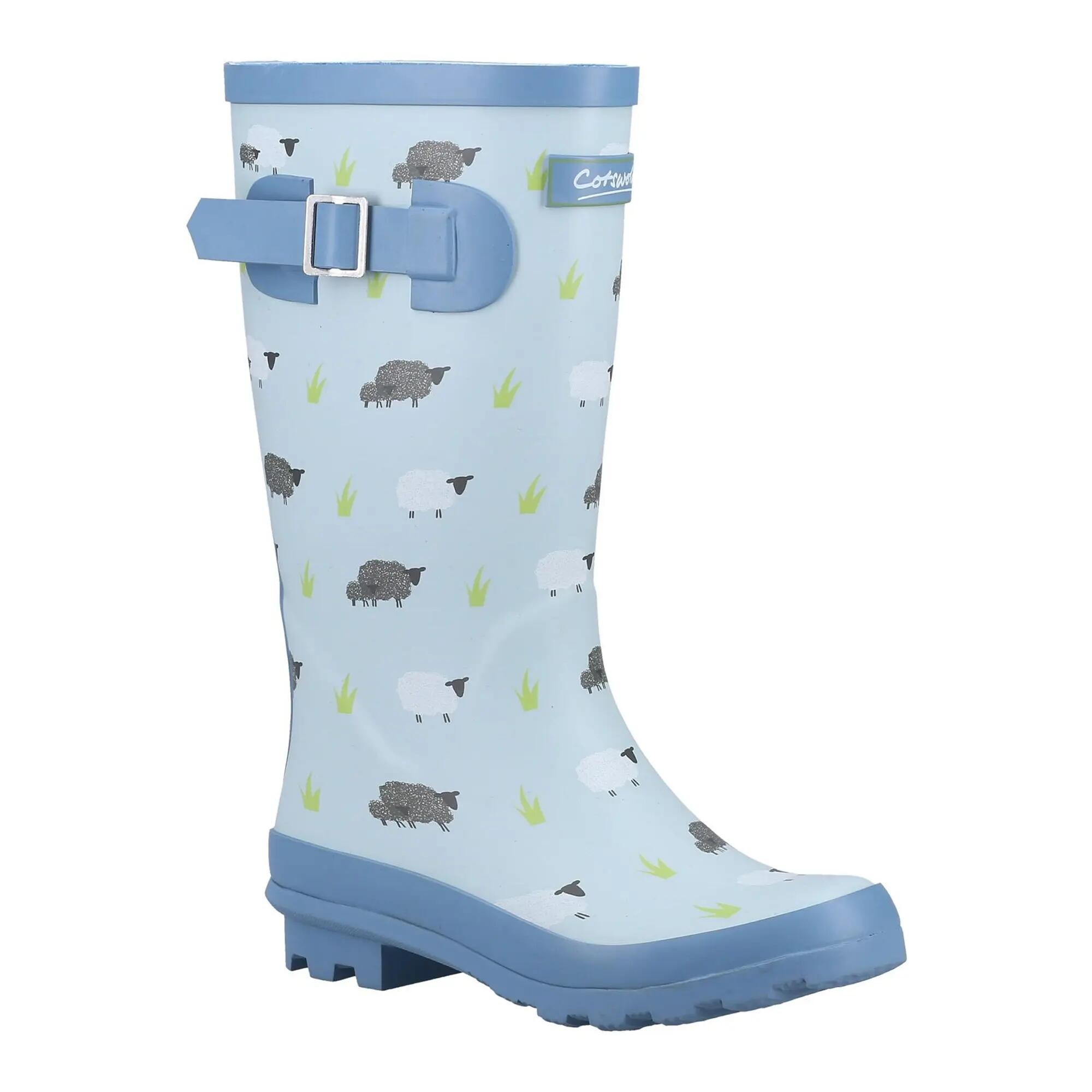Bottes De Pluie FARMYARD Enfant (Bleu) 4/5